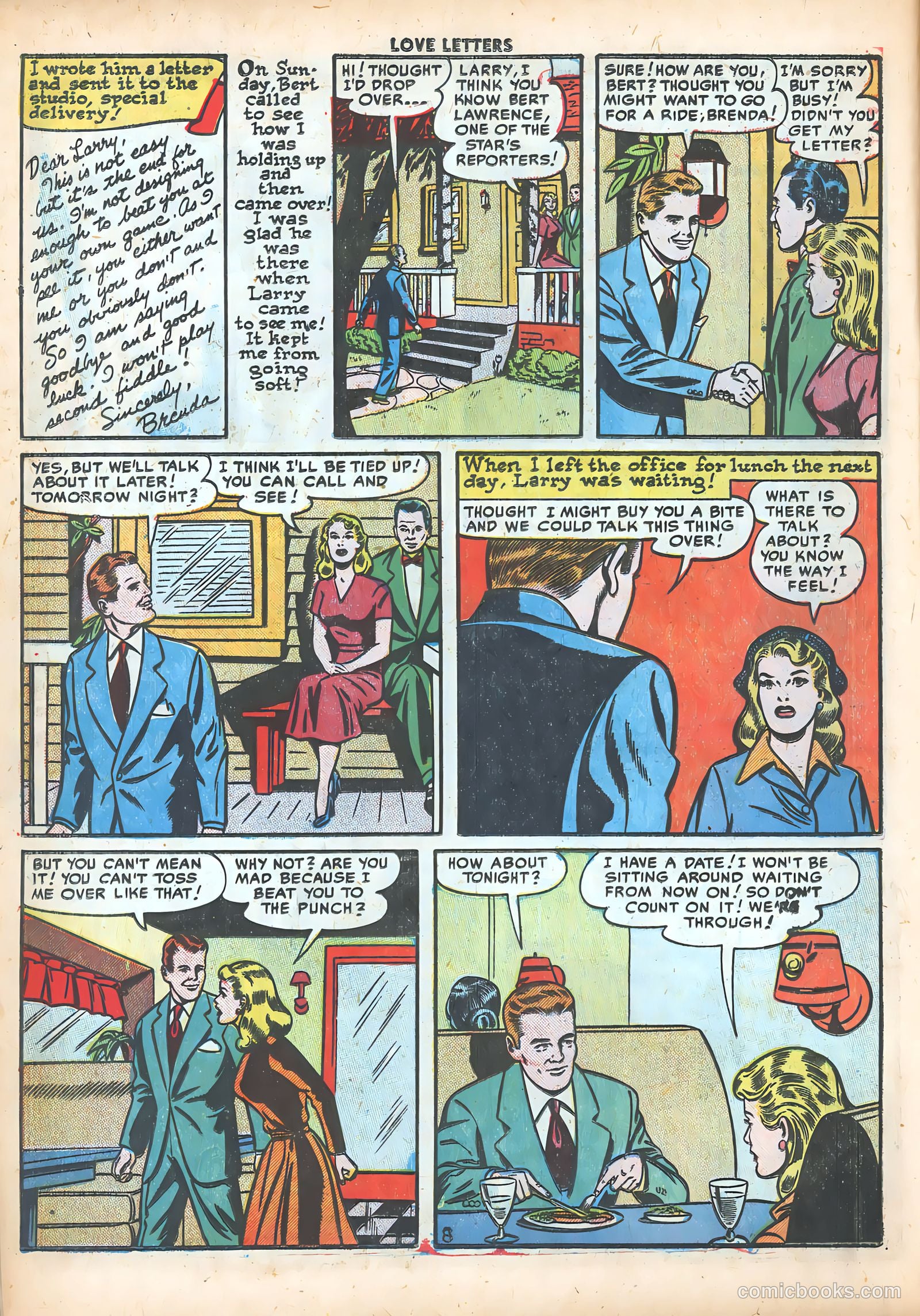 Love Letters #14 (1951) — page 10 of 36