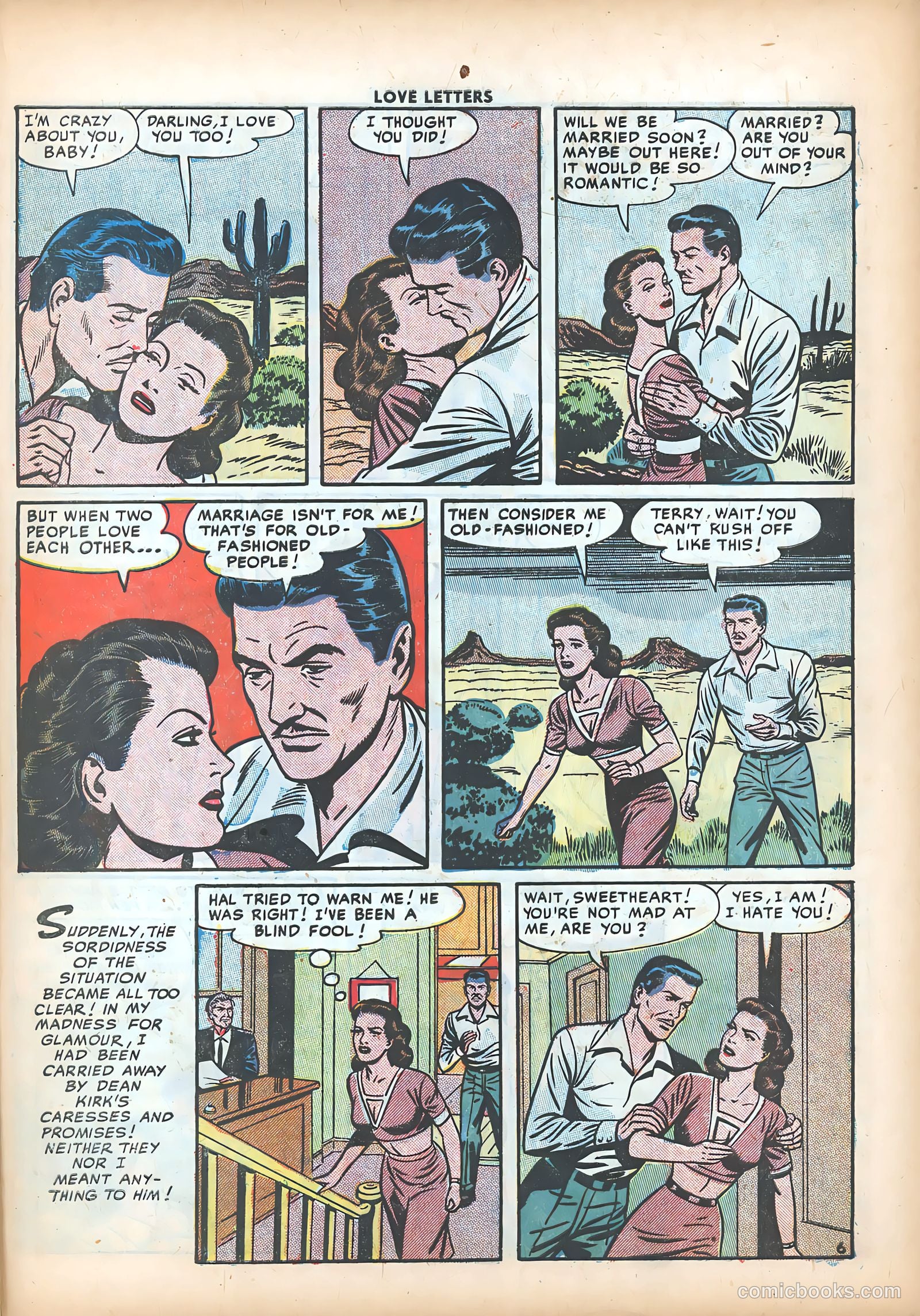 Love Letters #14 (1951) — page 23 of 36