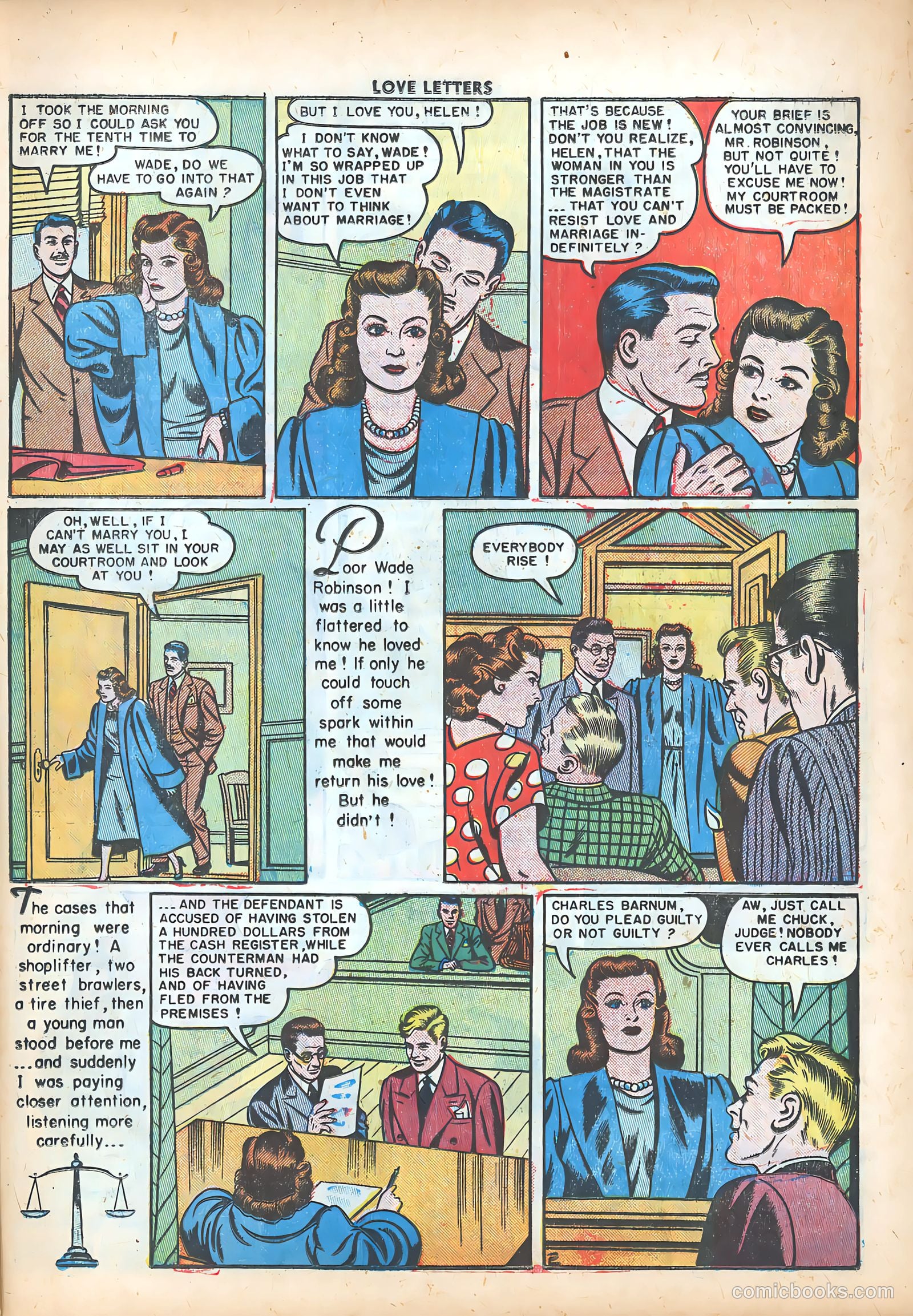Love Letters #14 (1951) — page 27 of 36