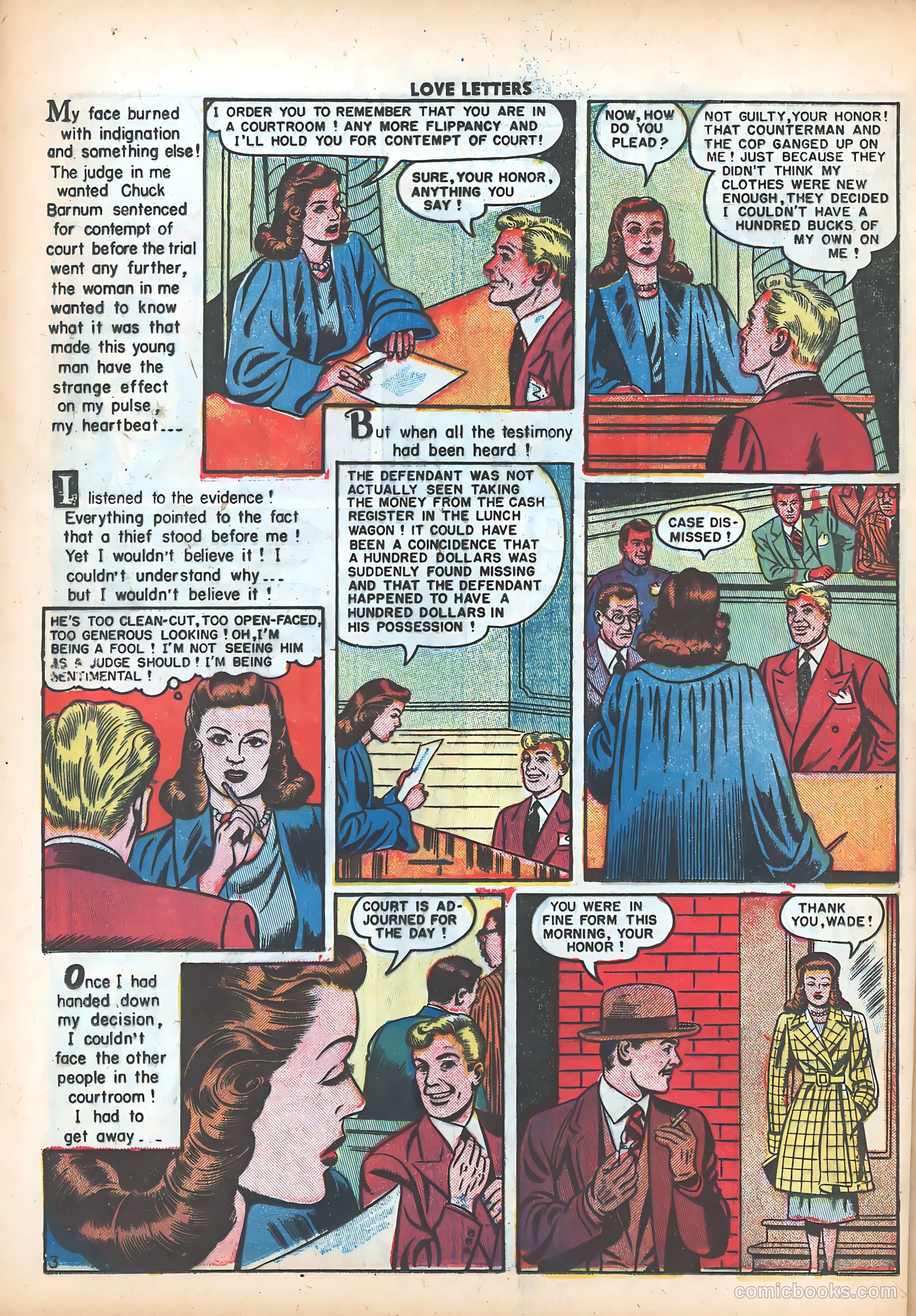 Love Letters #14 (1951) — page 28 of 36