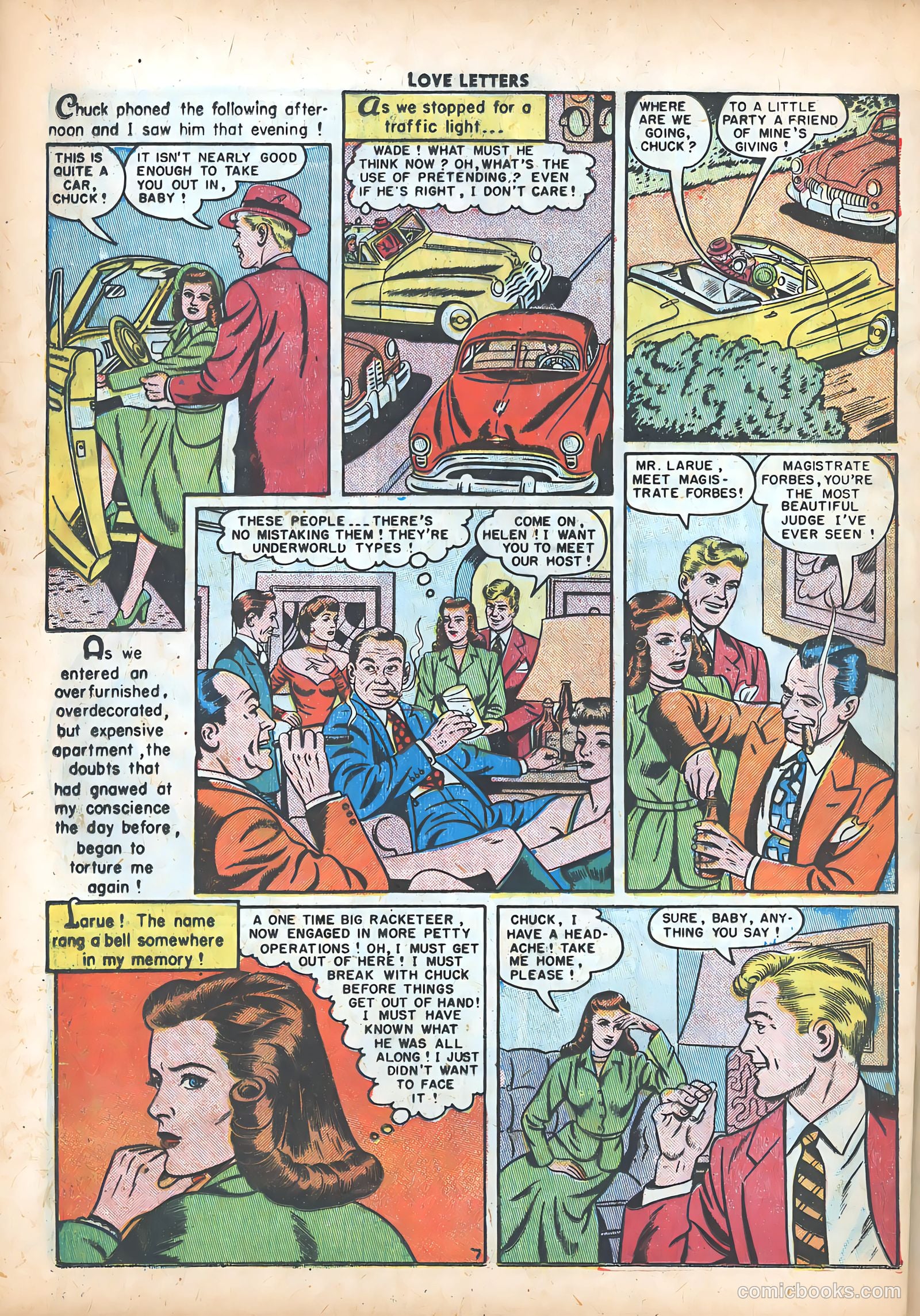 Love Letters #14 (1951) — page 32 of 36