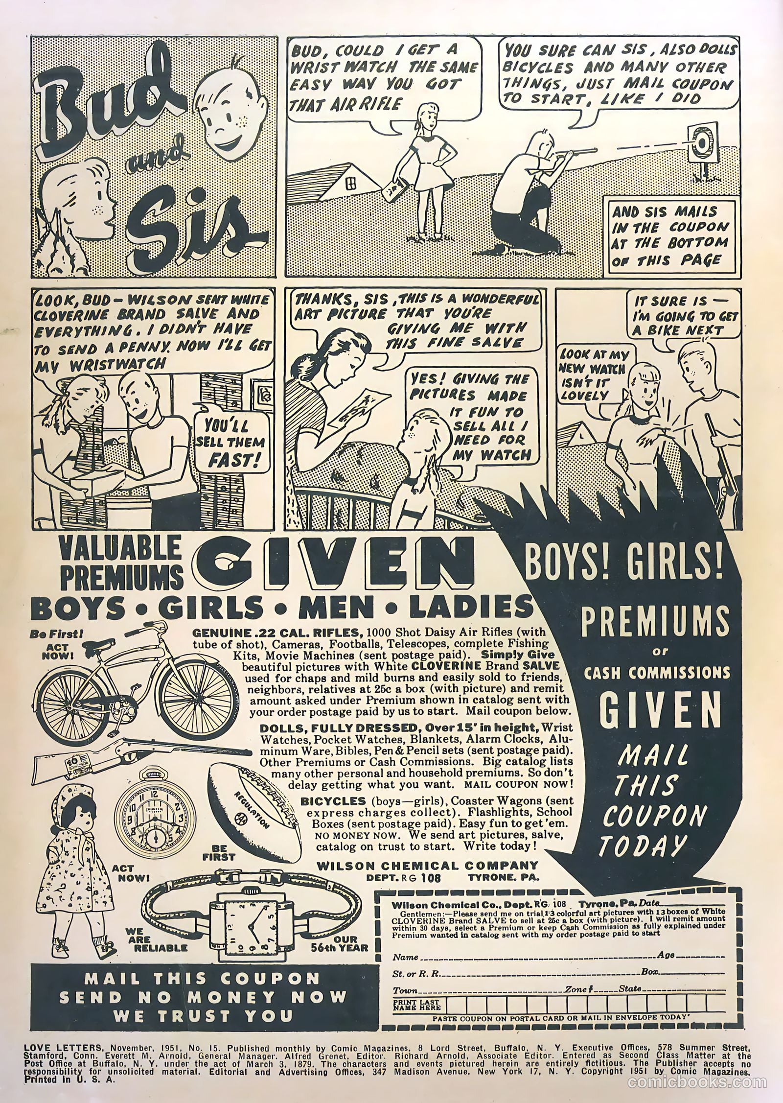 Love Letters #15 (1951) — page 2 of 36