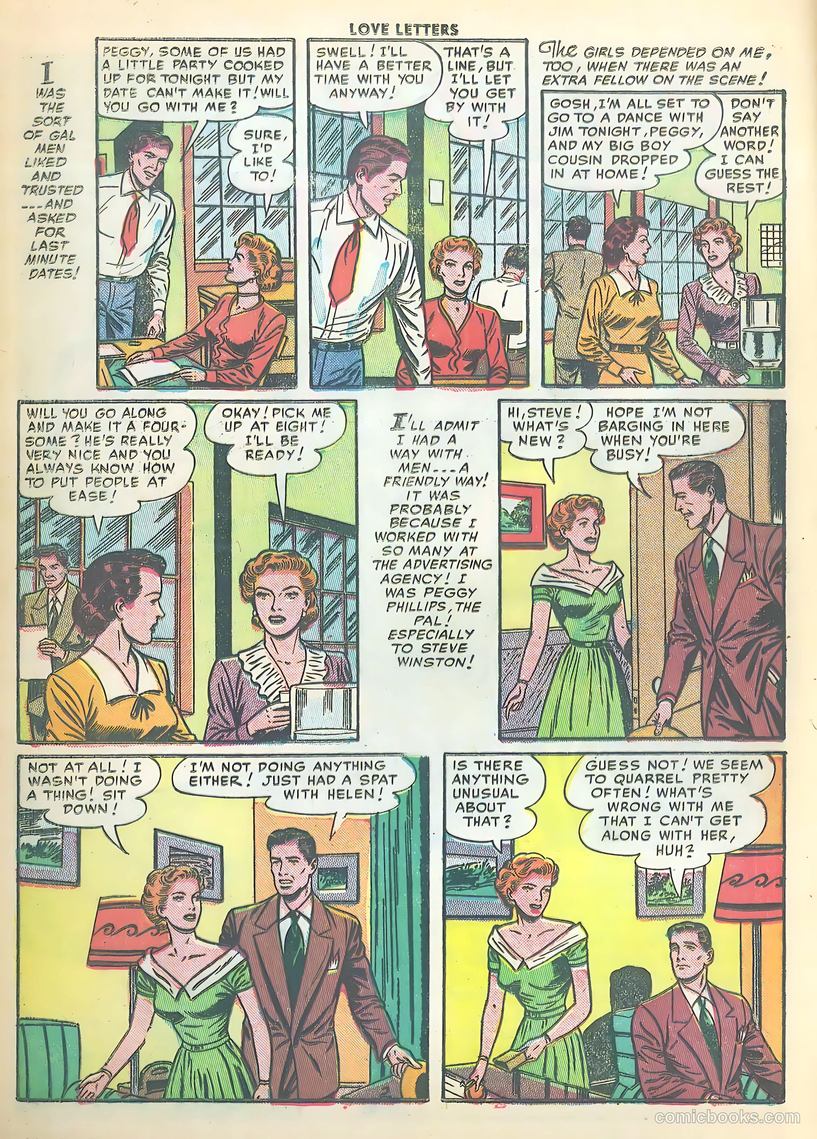 Love Letters #15 (1951) — page 4 of 36