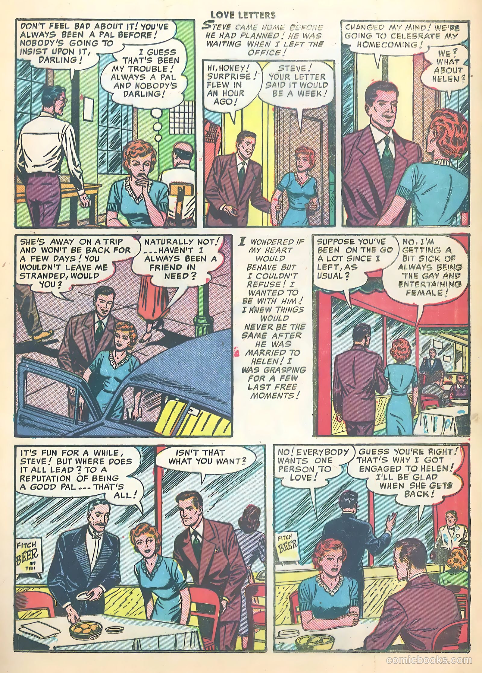 Love Letters #15 (1951) — page 9 of 36