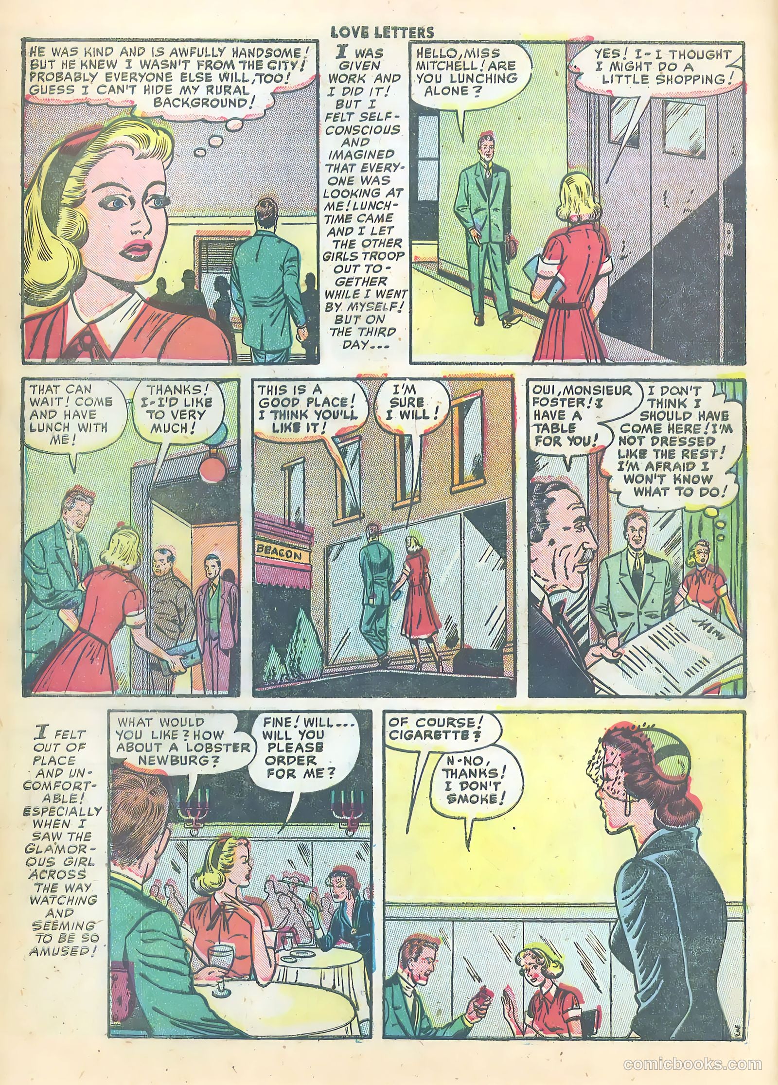 Love Letters #15 (1951) — page 14 of 36