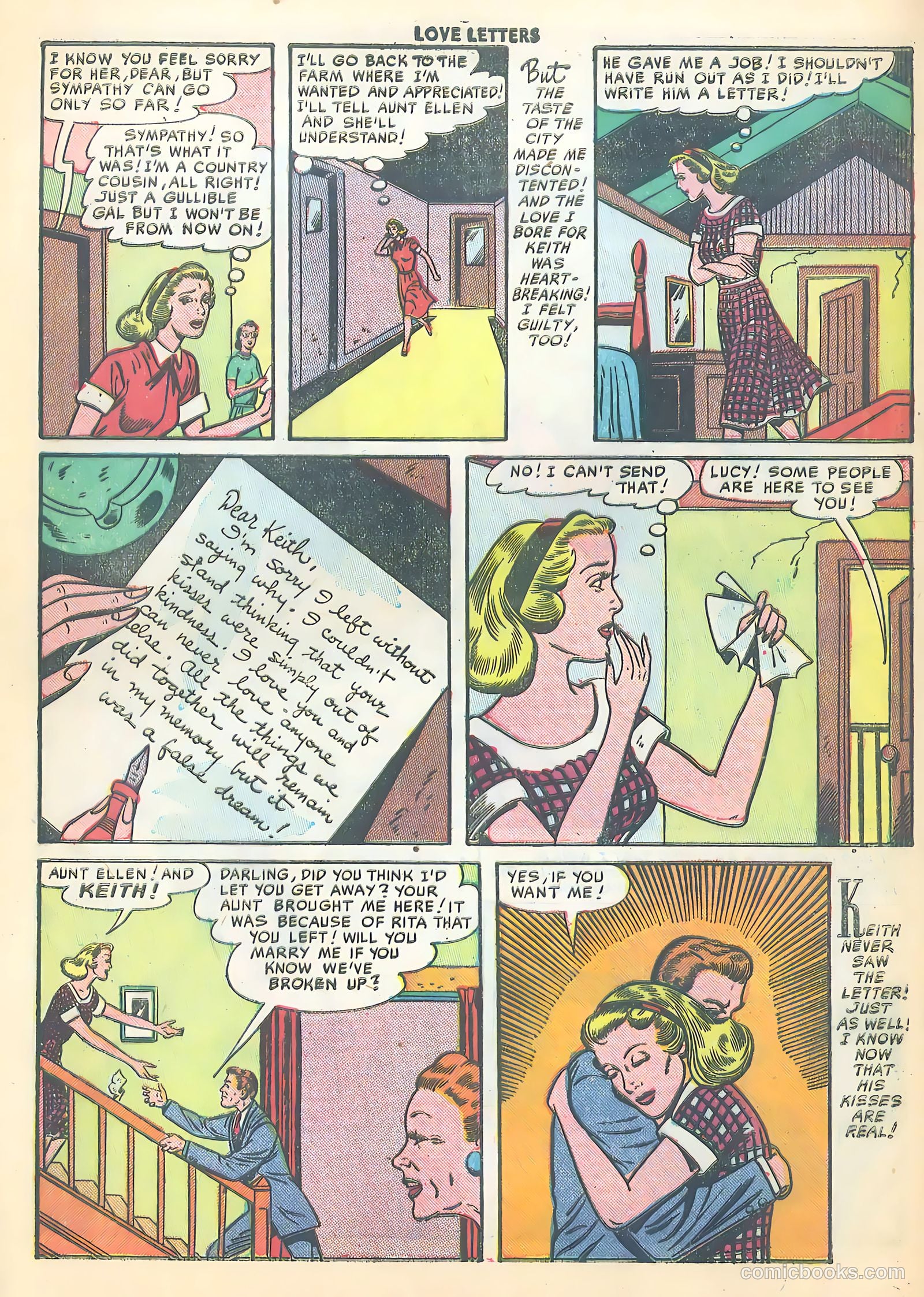Love Letters #15 (1951) — page 17 of 36