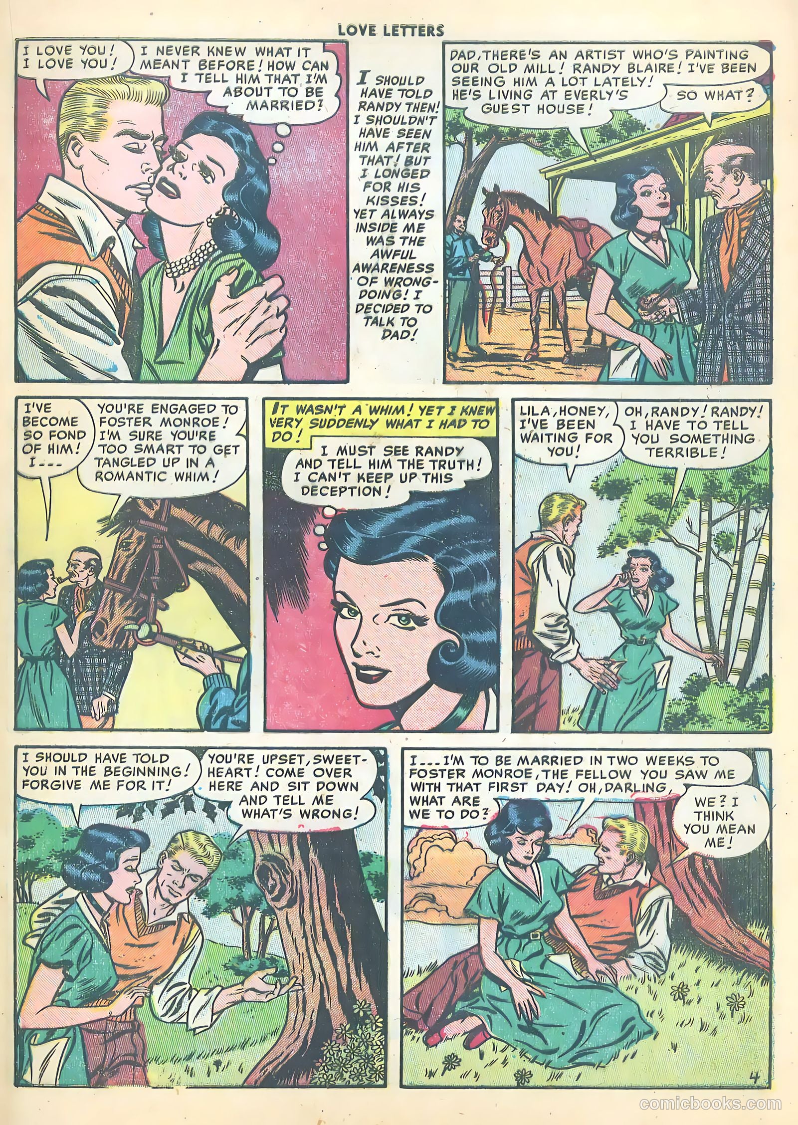Love Letters #15 (1951) — page 21 of 36