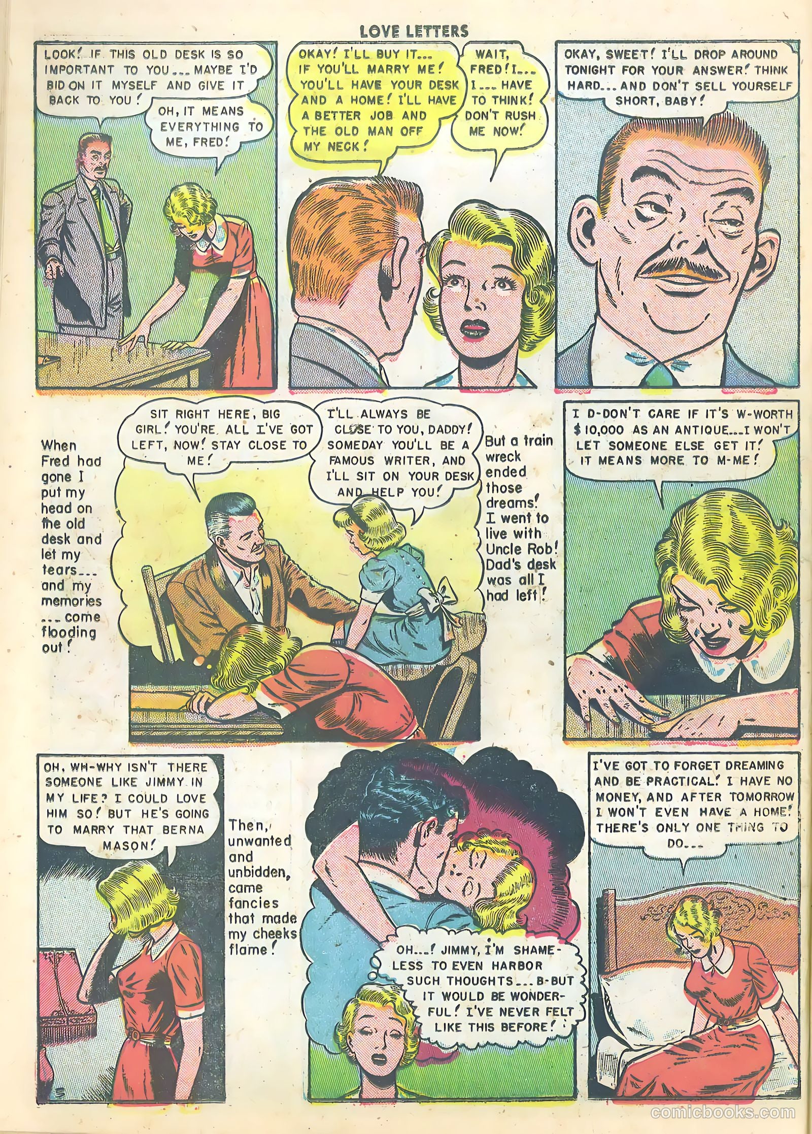 Love Letters #15 (1951) — page 30 of 36