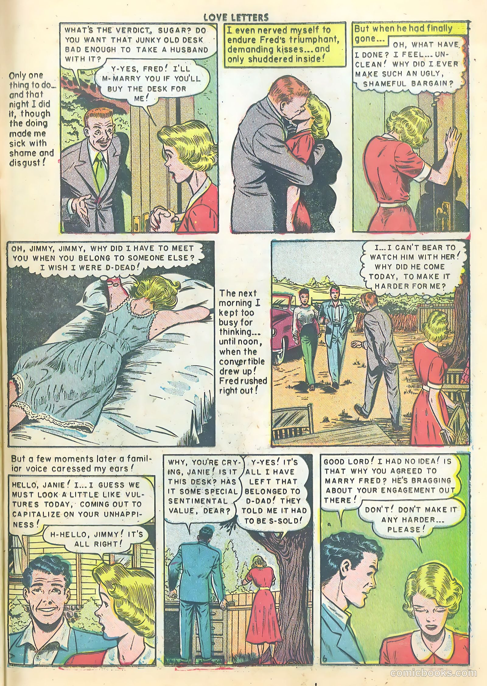 Love Letters #15 (1951) — page 31 of 36