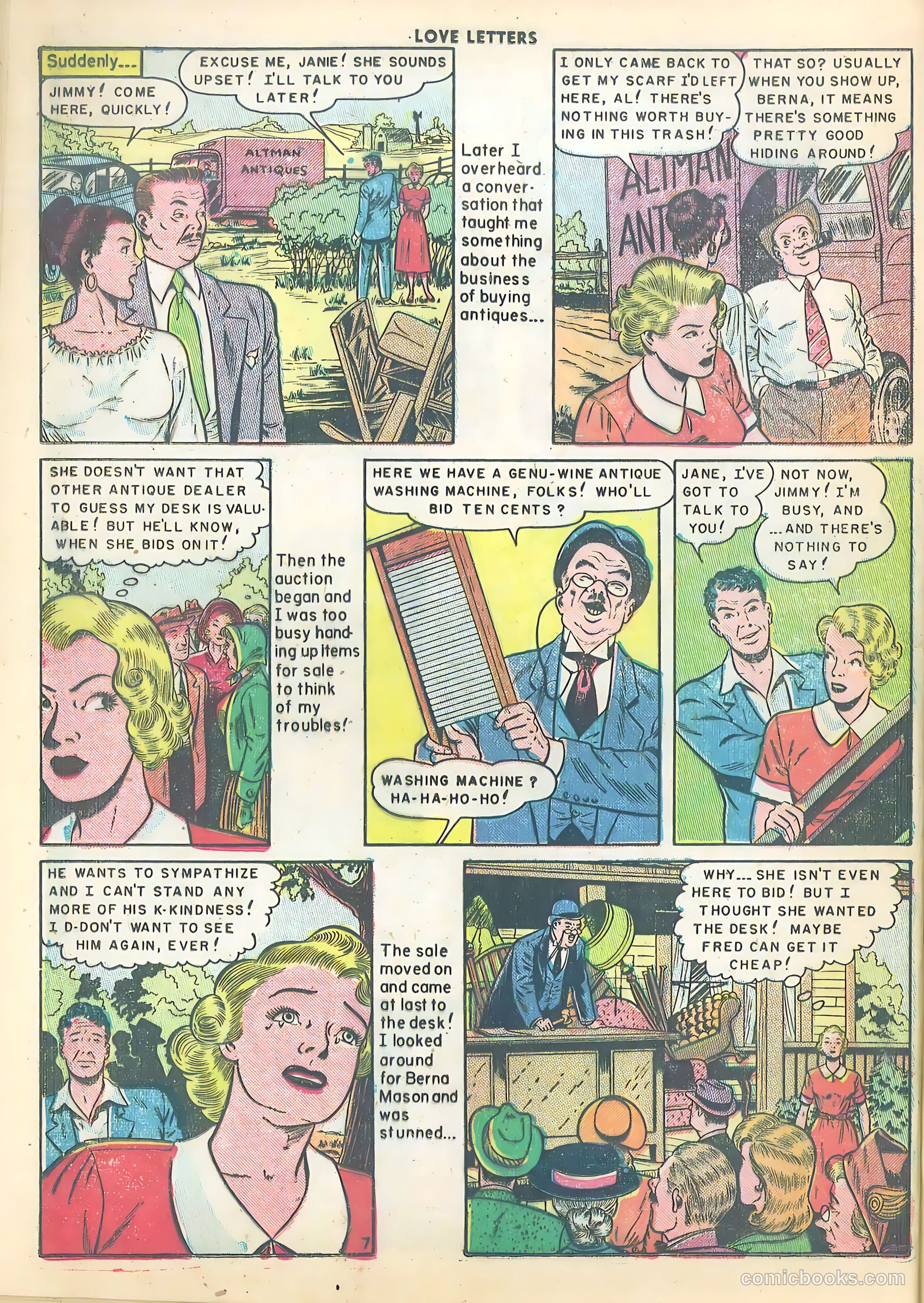 Love Letters #15 (1951) — page 32 of 36