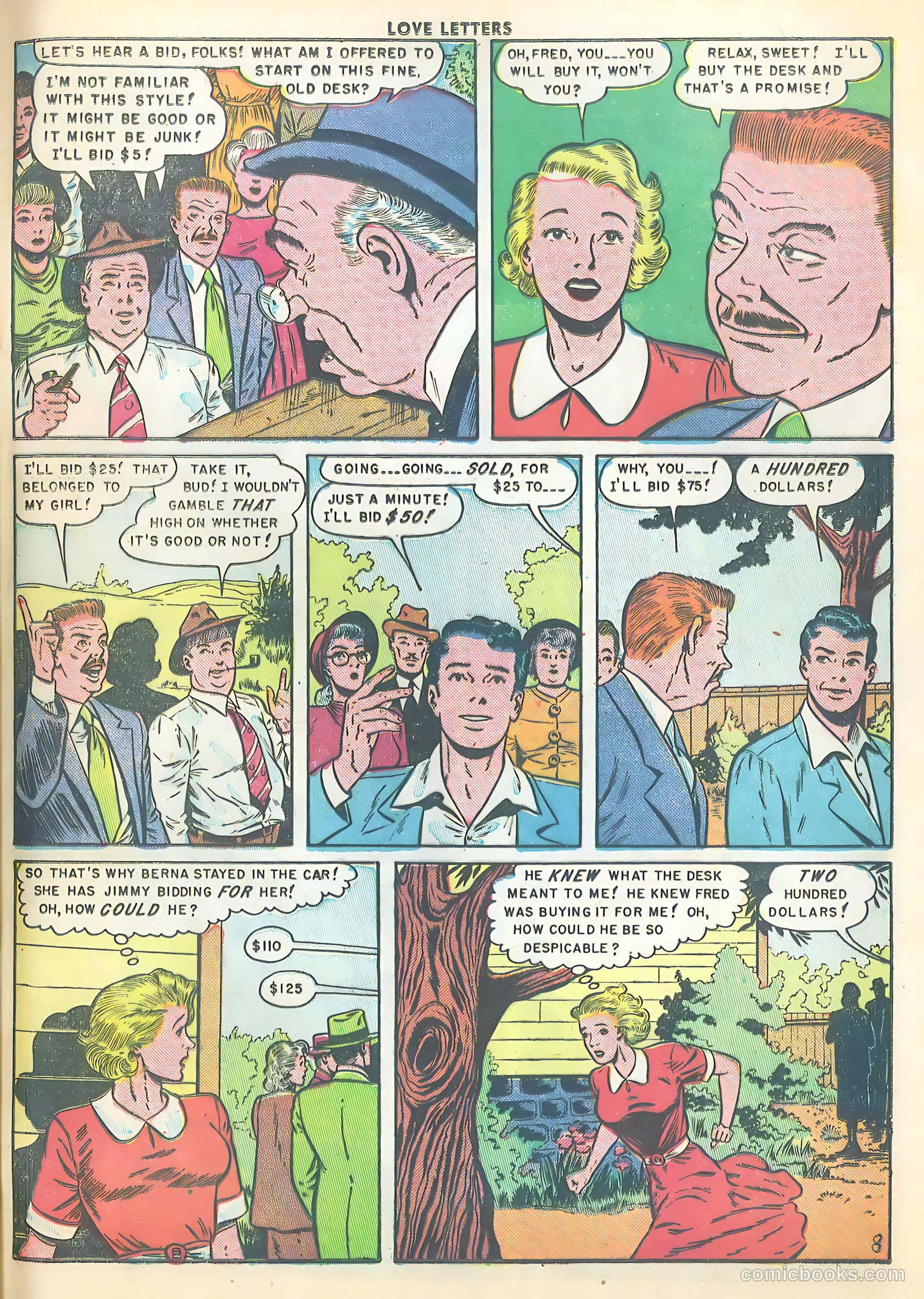 Love Letters #15 (1951) — page 33 of 36