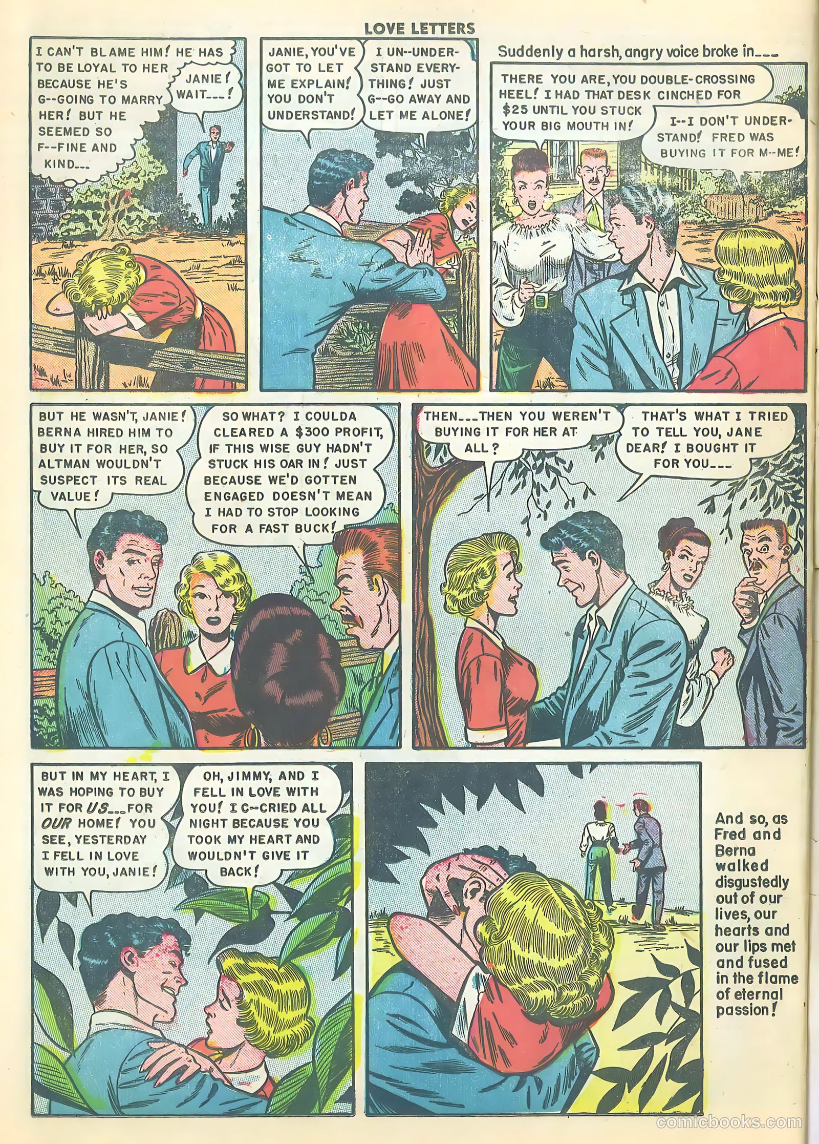 Love Letters #15 (1951) — page 34 of 36
