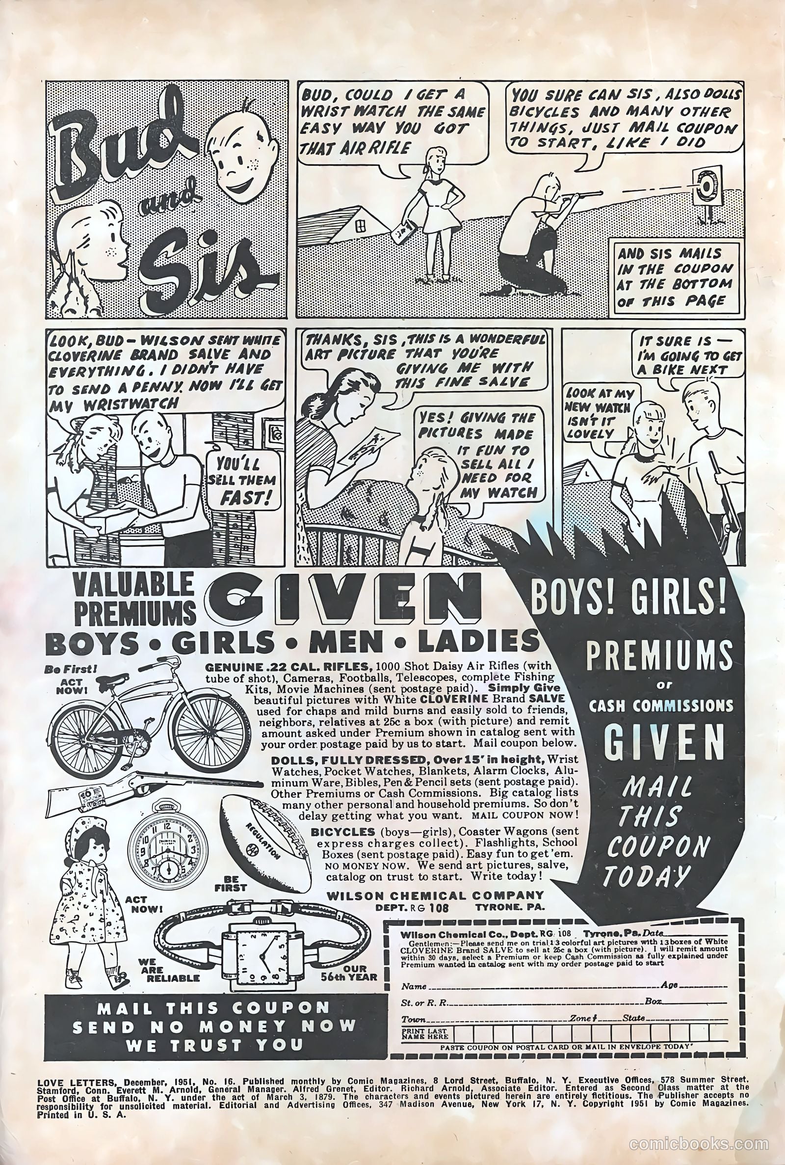 Love Letters #16 (1951) — page 2 of 36