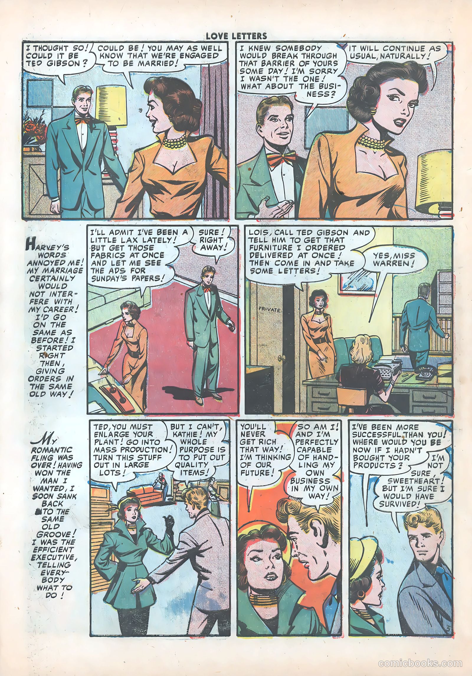 Love Letters #16 (1951) — page 22 of 36