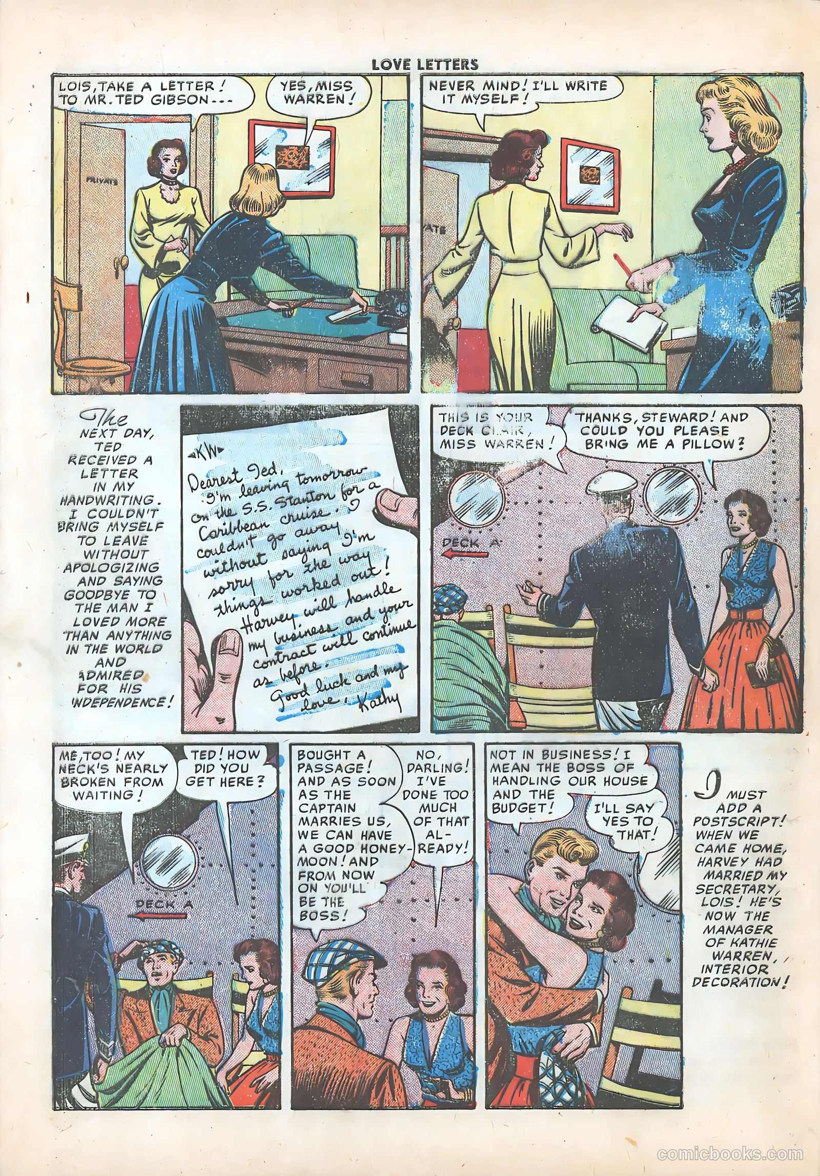 Love Letters #16 (1951) — page 24 of 36