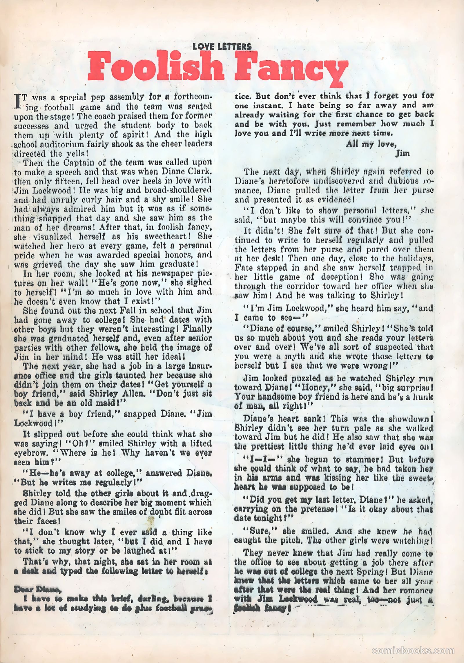 Love Letters #16 (1951) — page 25 of 36