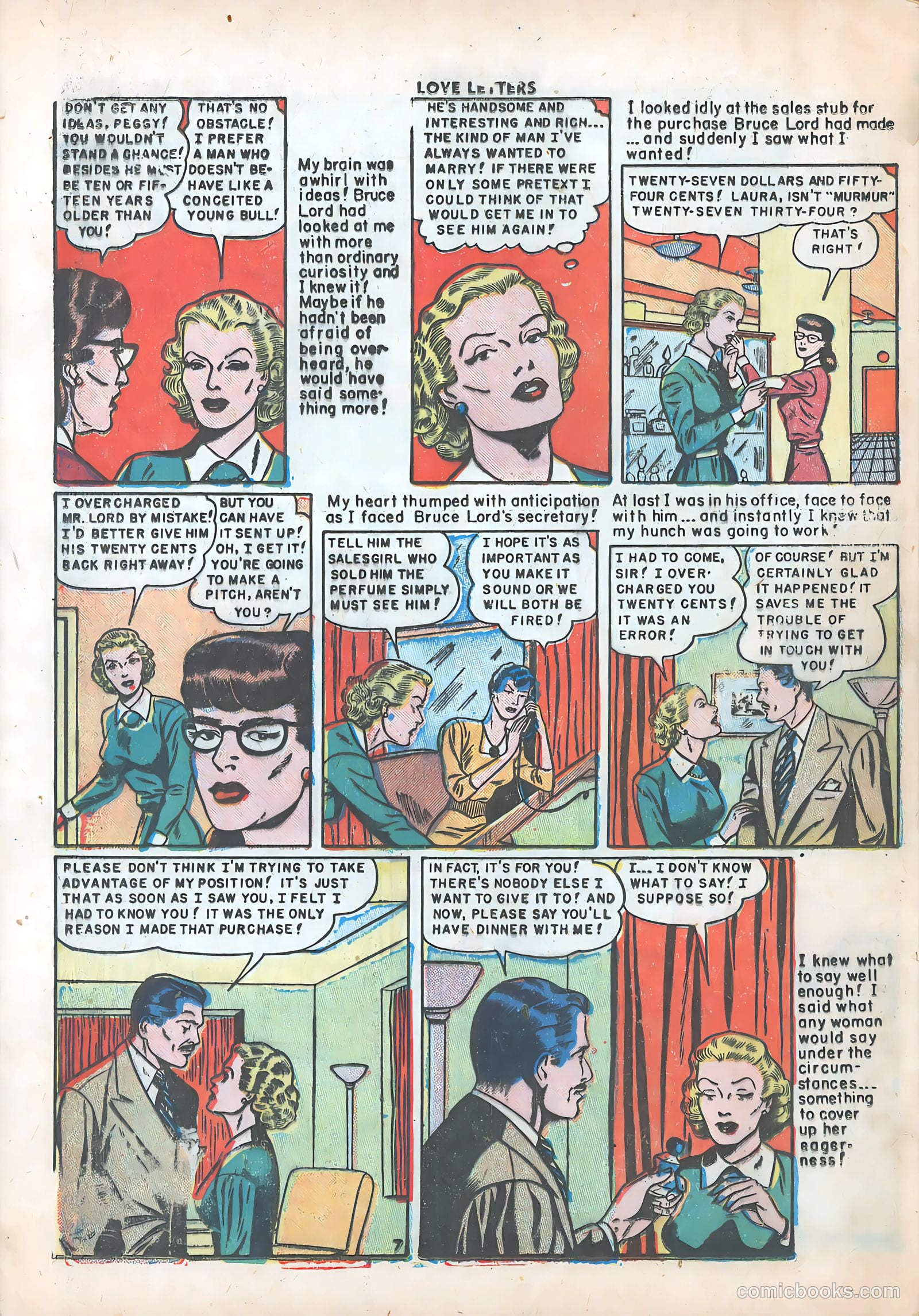 Love Letters #16 (1951) — page 32 of 36