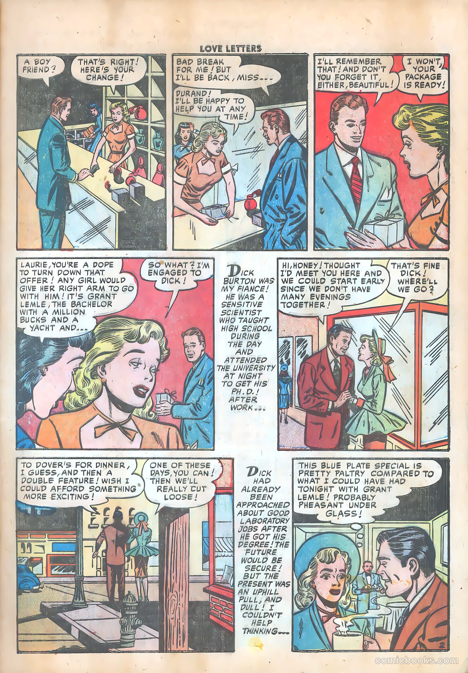 Love Letters #17 (1952) — page 13 of 36