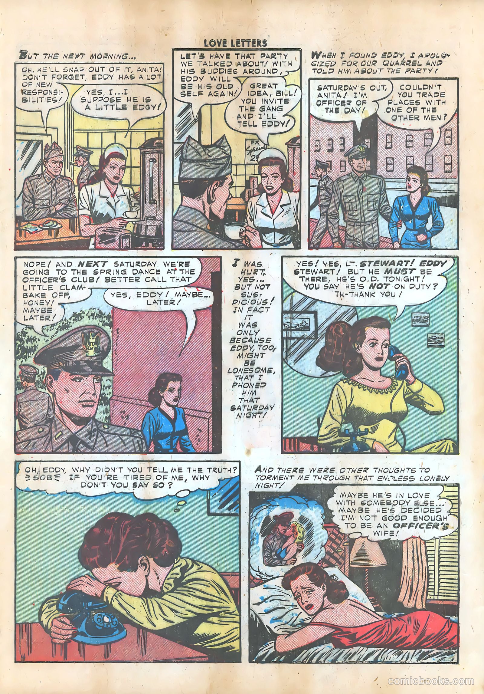 Love Letters #17 (1952) — page 21 of 36
