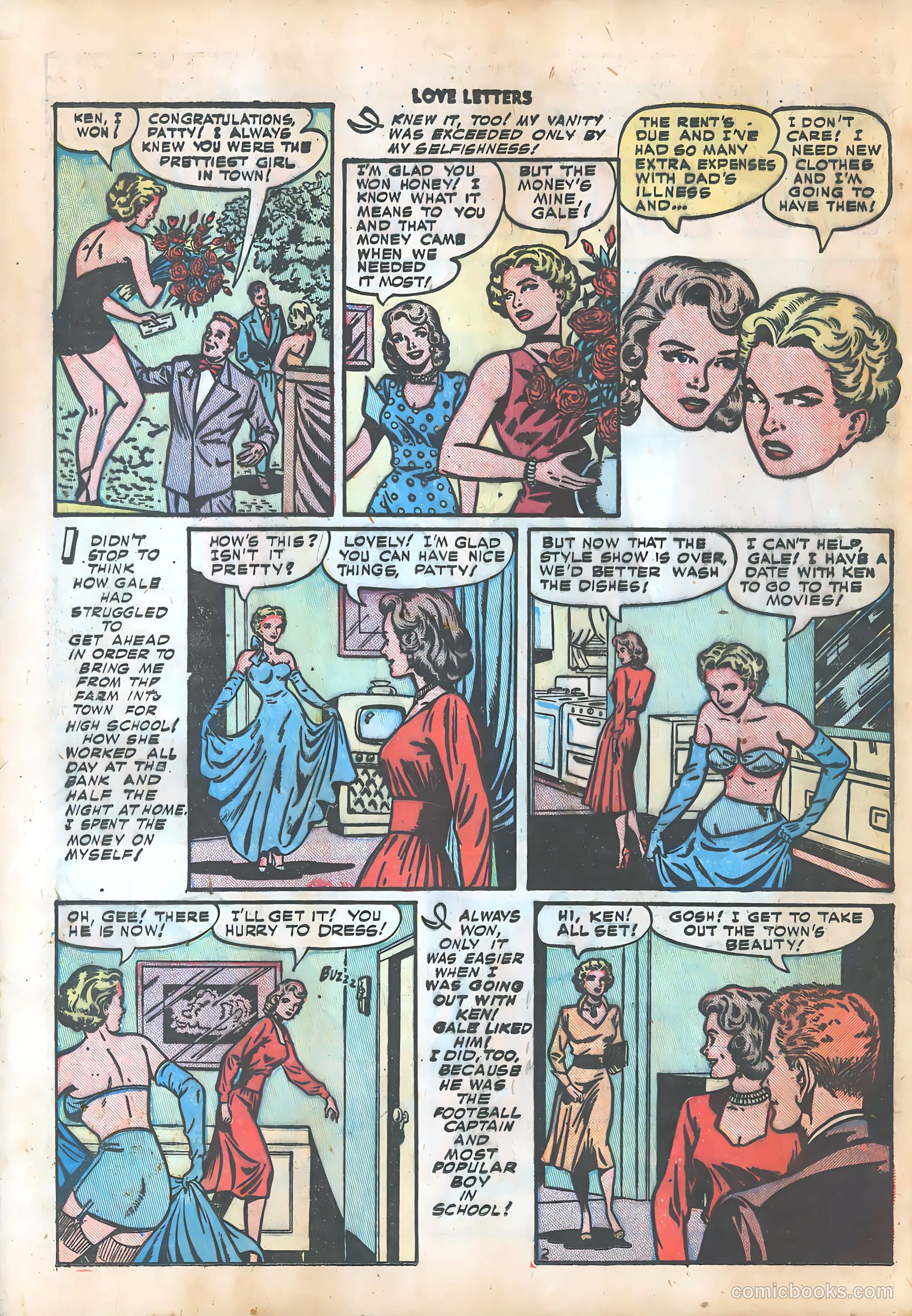 Love Letters #17 (1952) — page 28 of 36