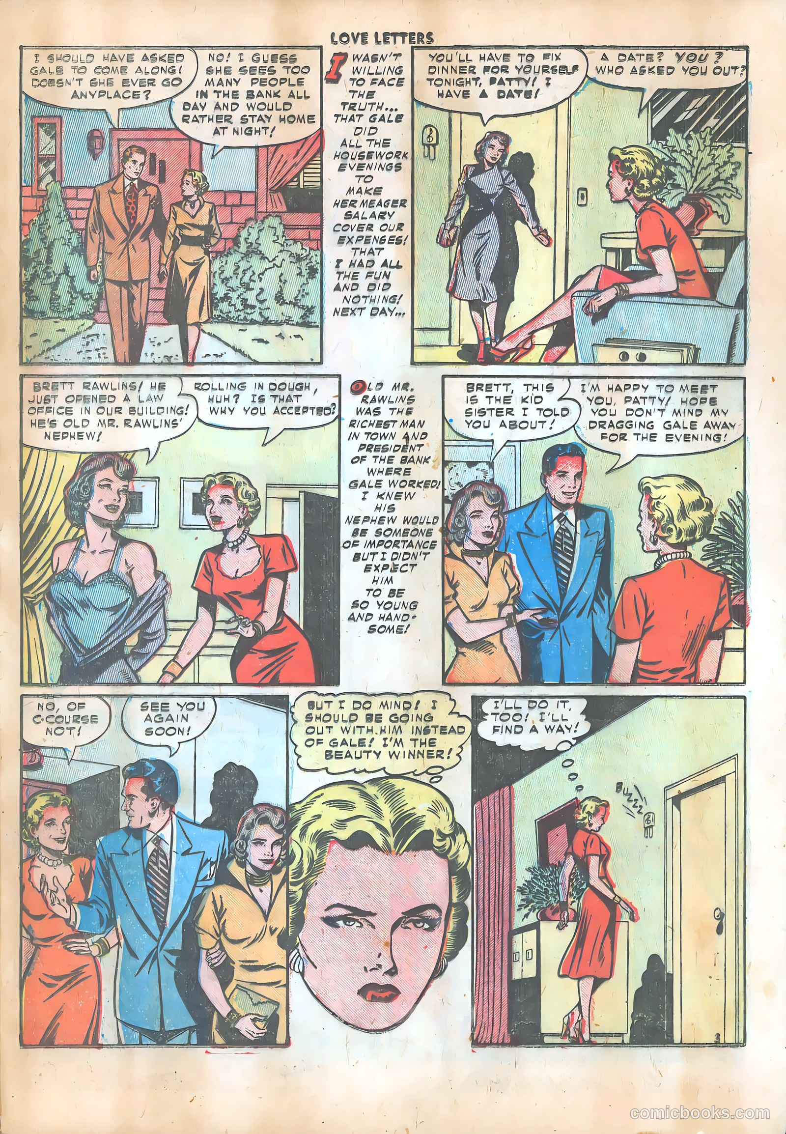 Love Letters #17 (1952) — page 29 of 36