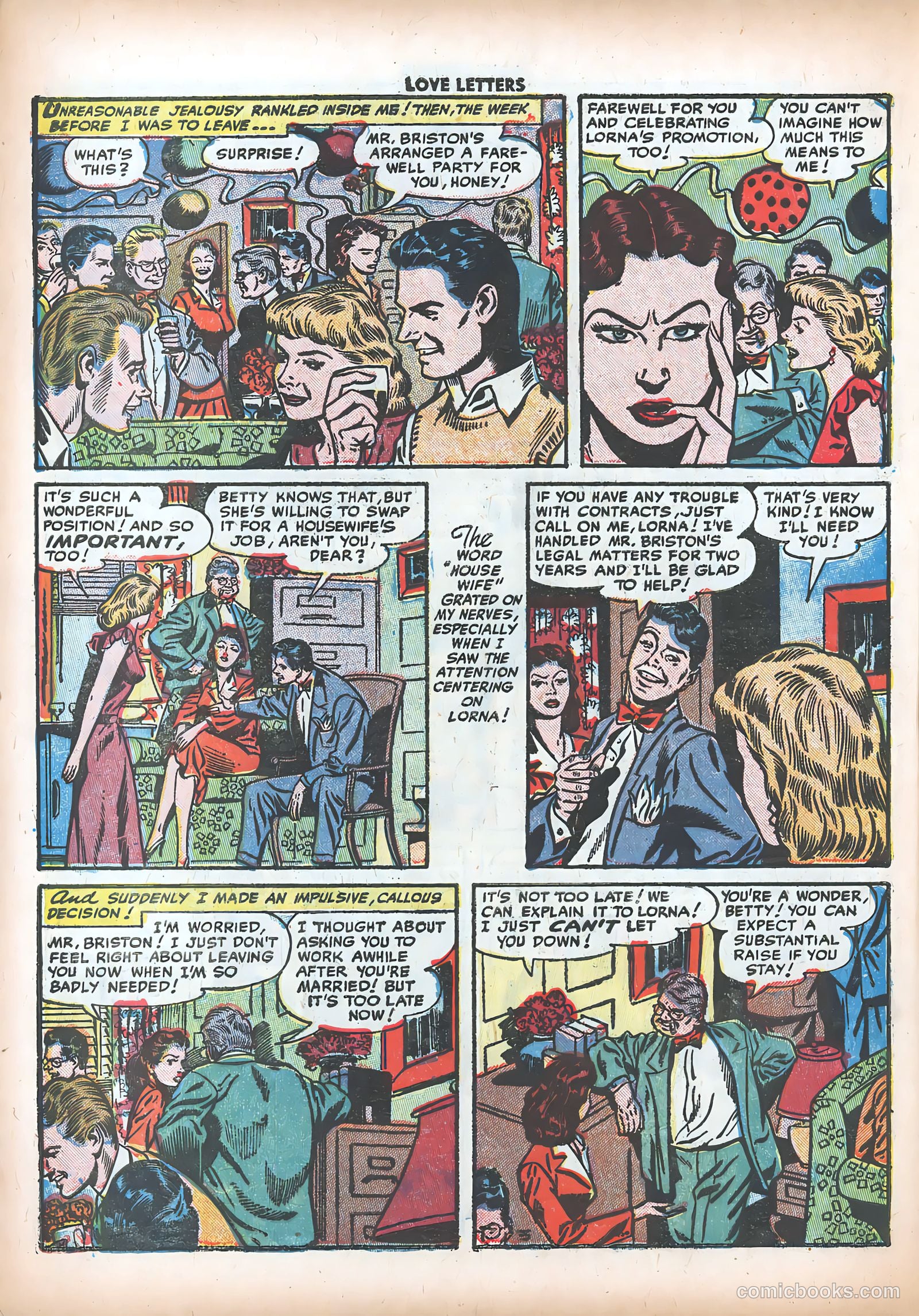 Love Letters #18 (1952) — page 14 of 37