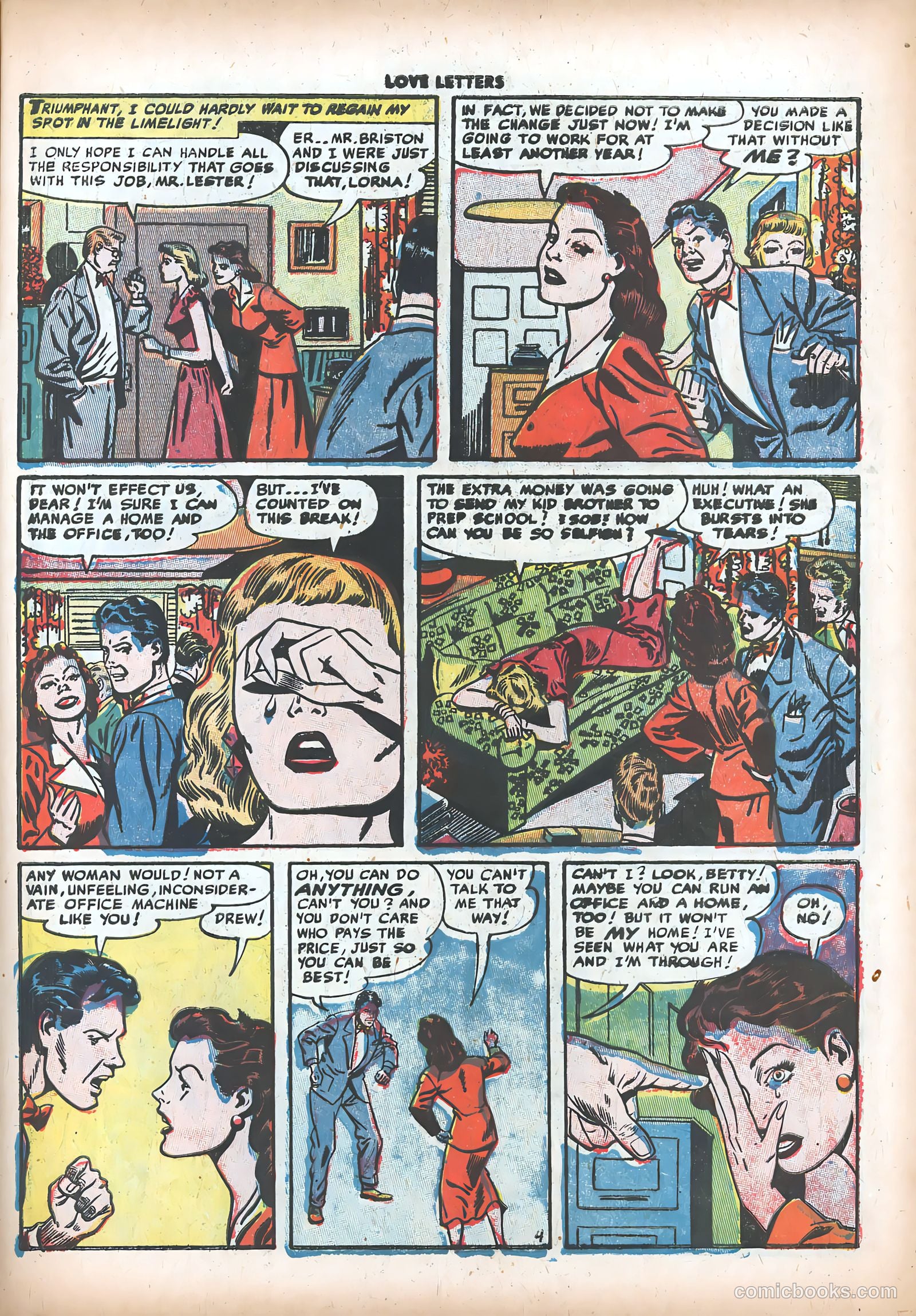 Love Letters #18 (1952) — page 15 of 37