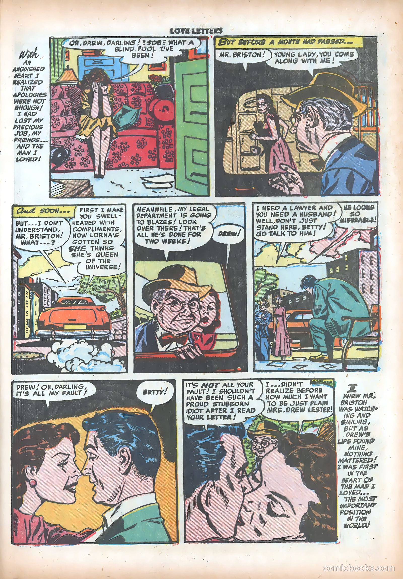 Love Letters #18 (1952) — page 17 of 37