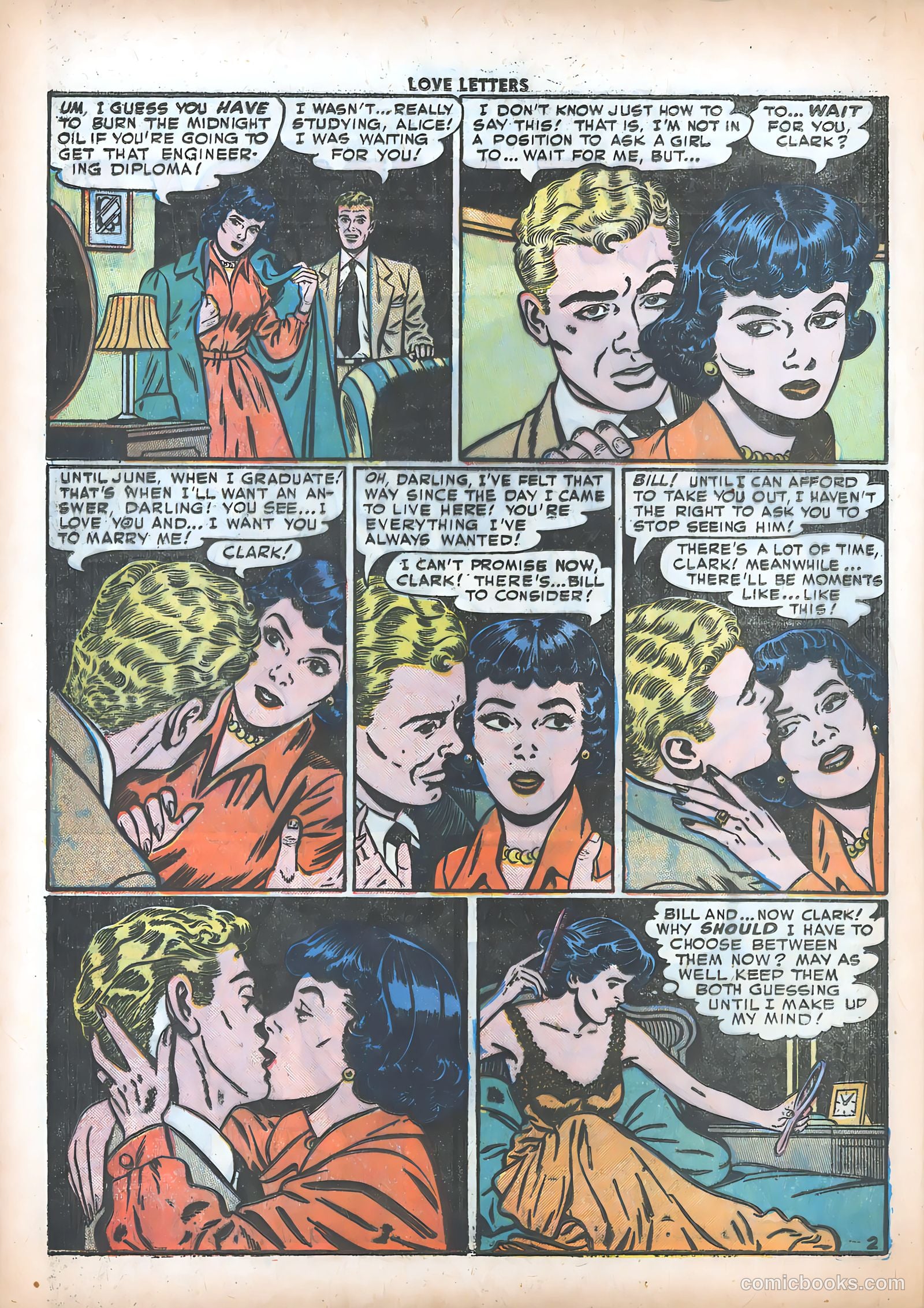 Love Letters #18 (1952) — page 28 of 37