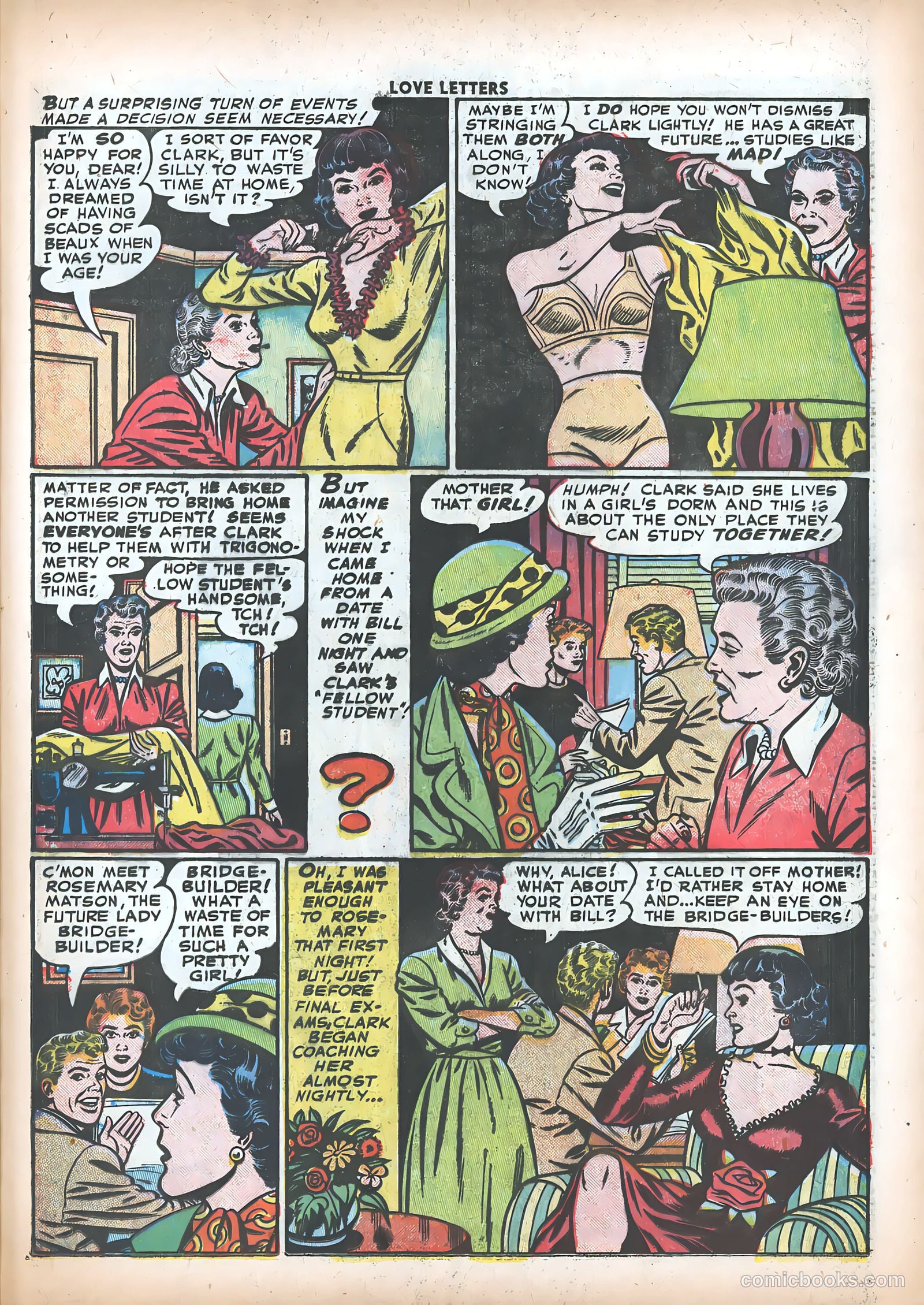 Love Letters #18 (1952) — page 29 of 37
