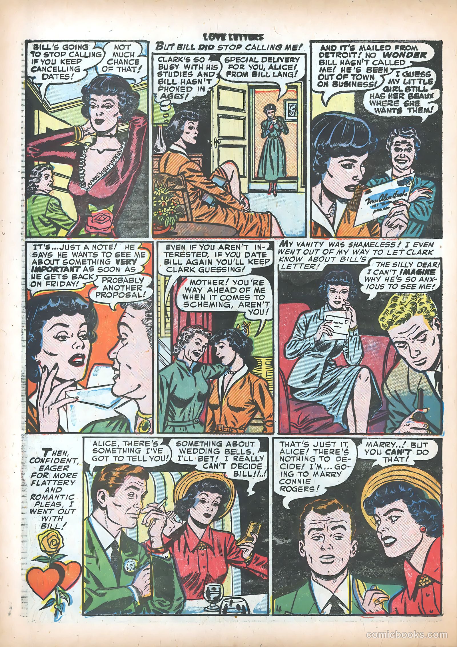 Love Letters #18 (1952) — page 30 of 37