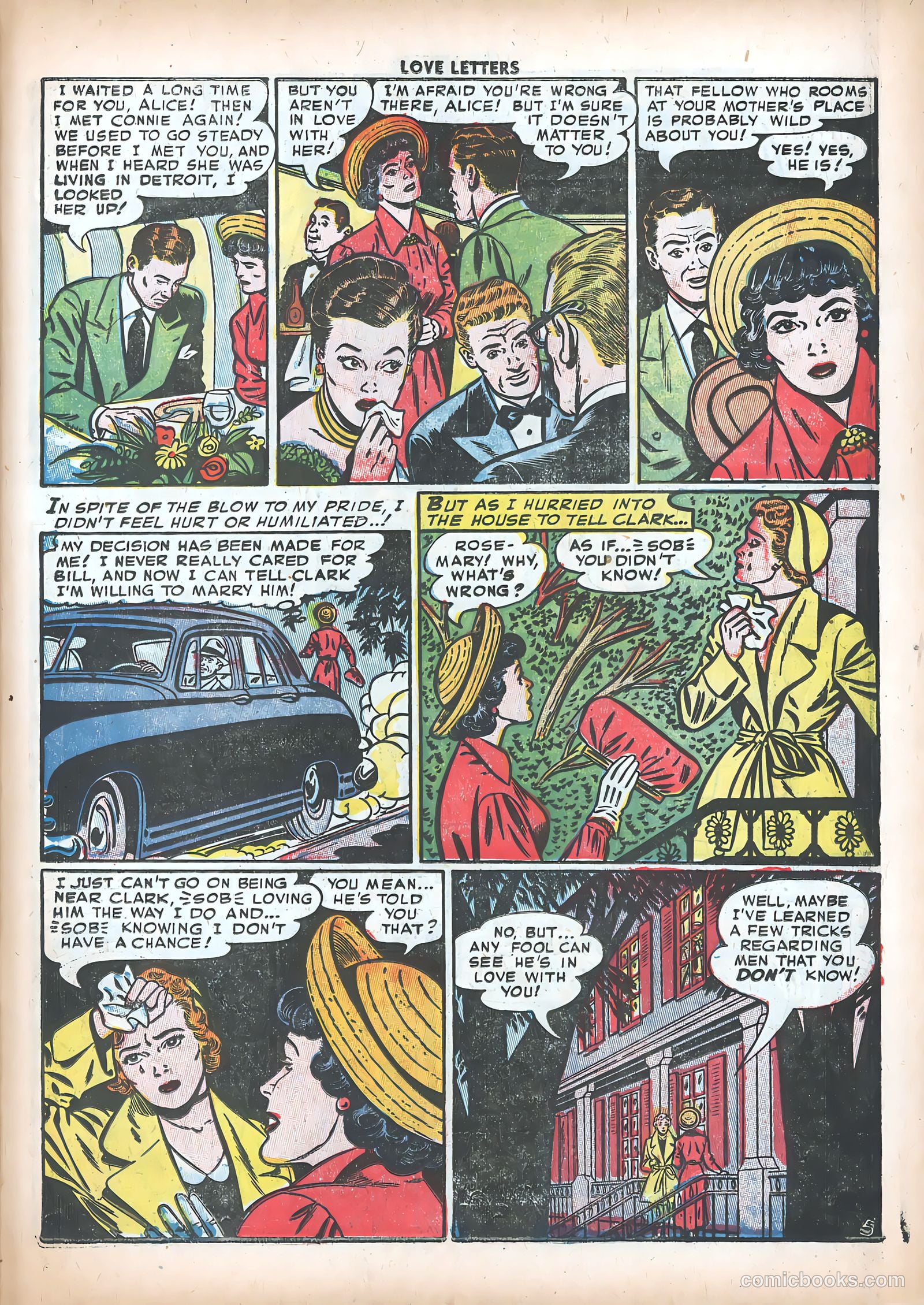 Love Letters #18 (1952) — page 31 of 37