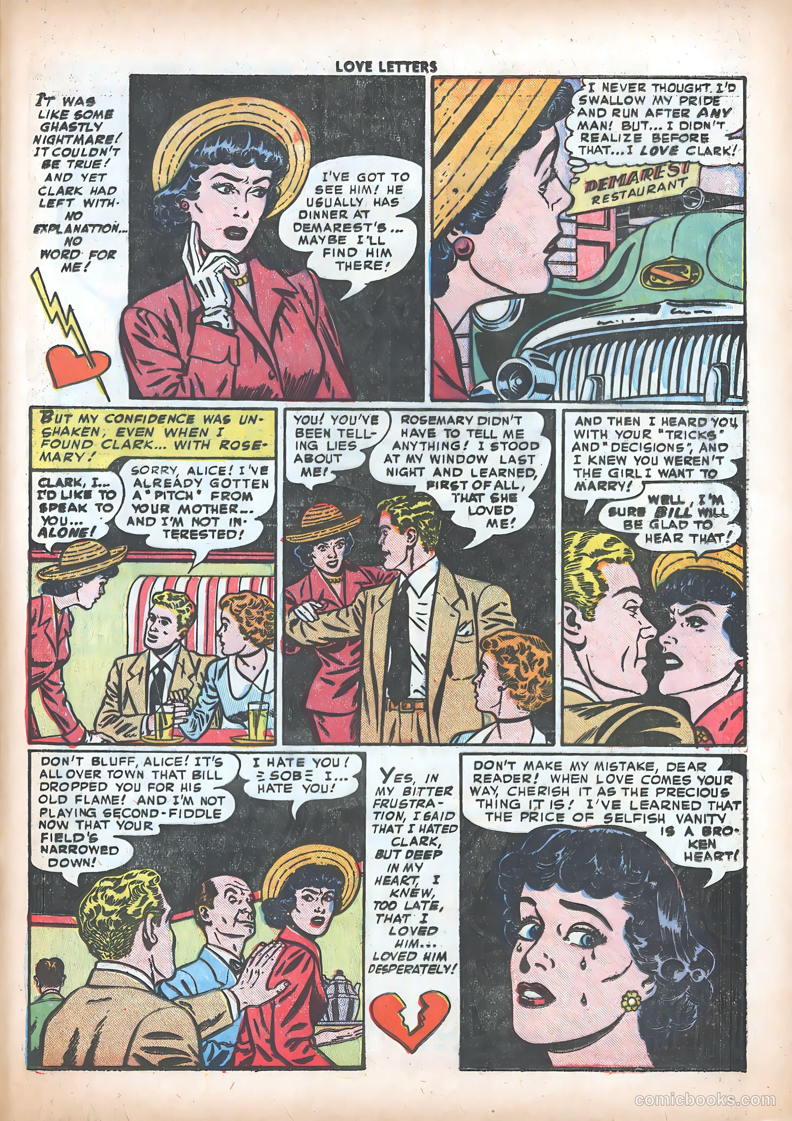 Love Letters #18 (1952) — page 33 of 37