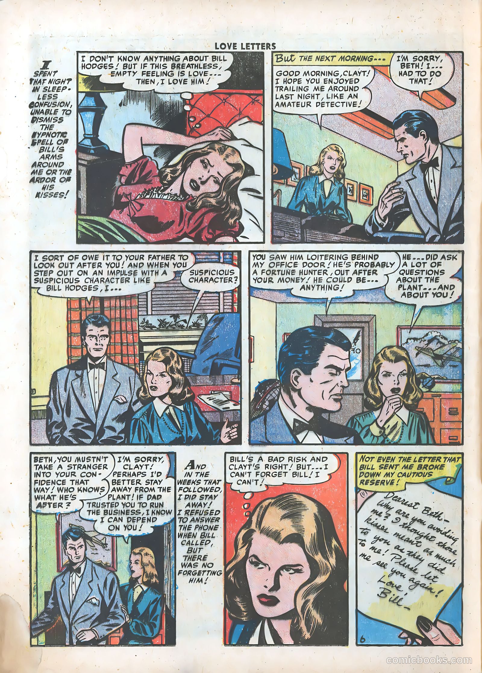 Love Letters #19 (1952) — page 8 of 36