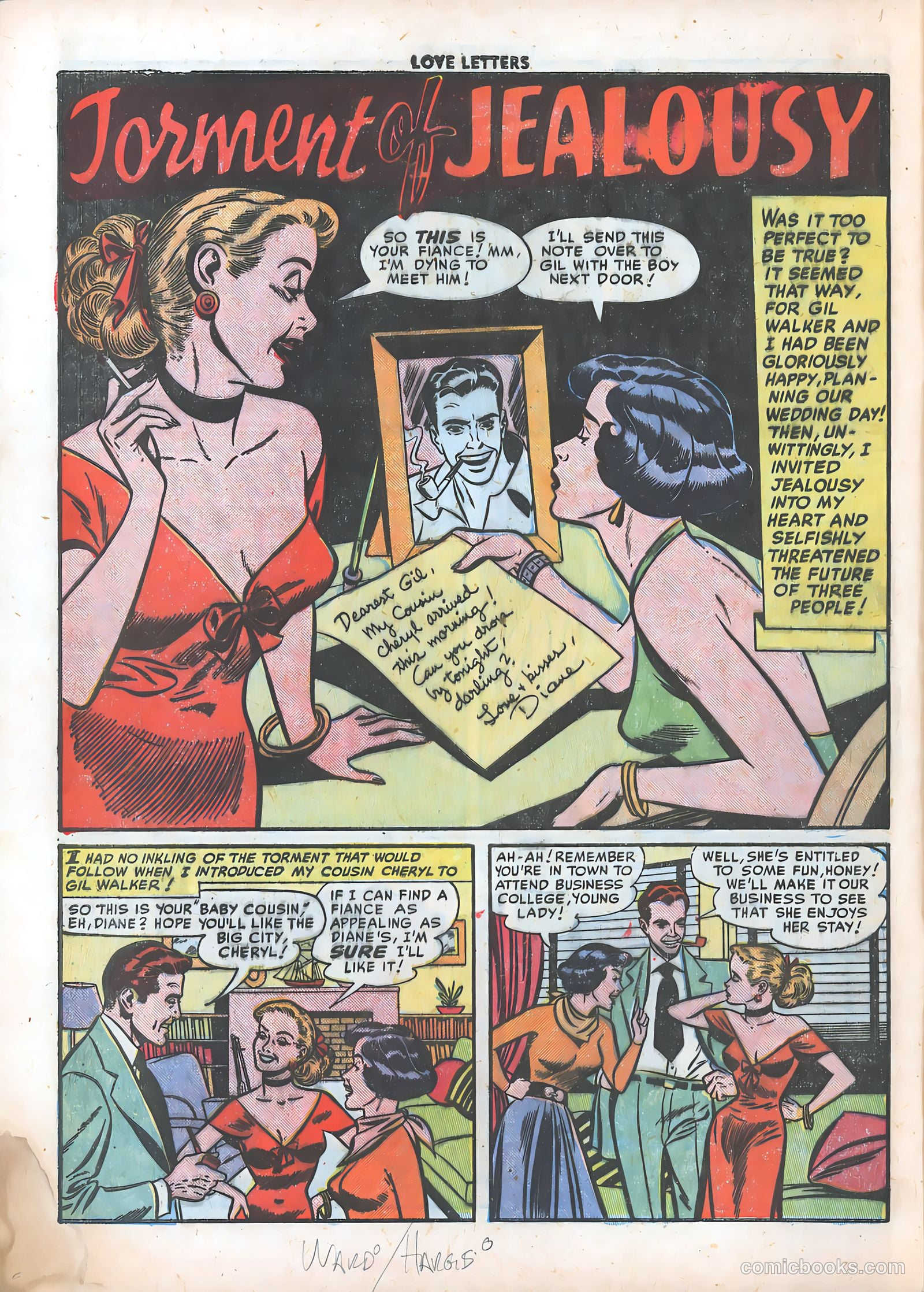 Love Letters #19 (1952) — page 12 of 36