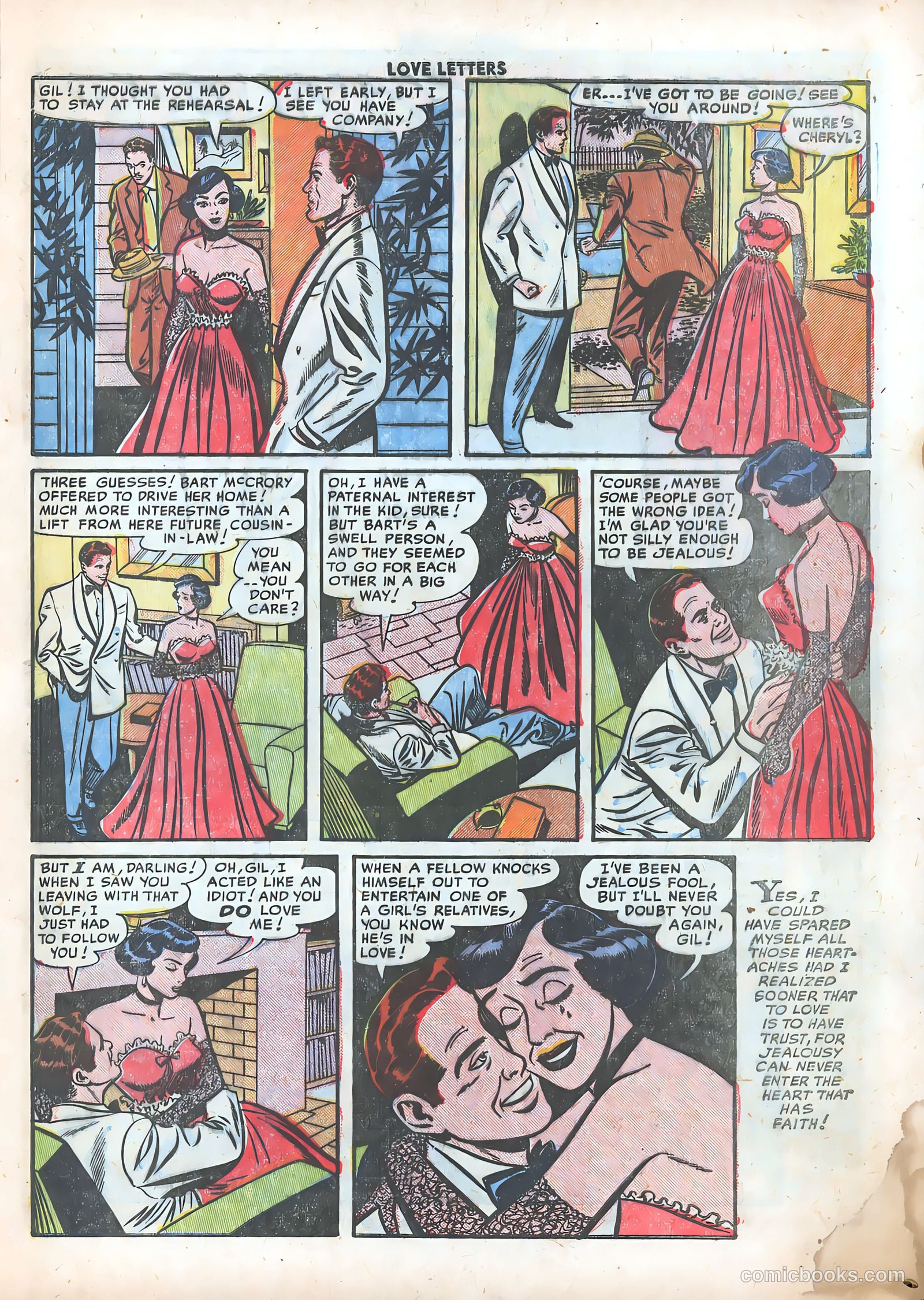 Love Letters #19 (1952) — page 17 of 36