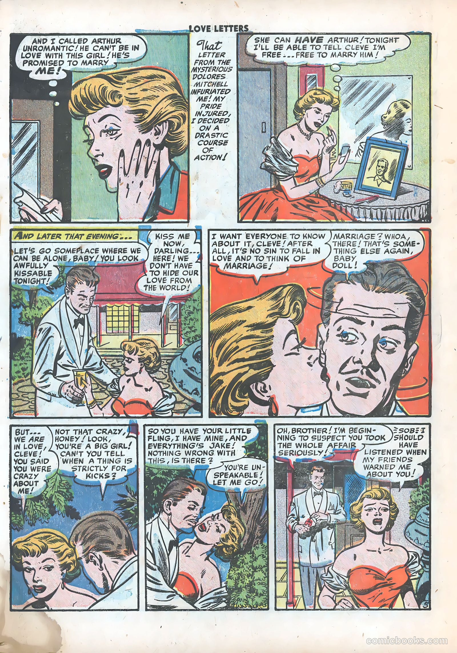 Love Letters #19 (1952) — page 22 of 36