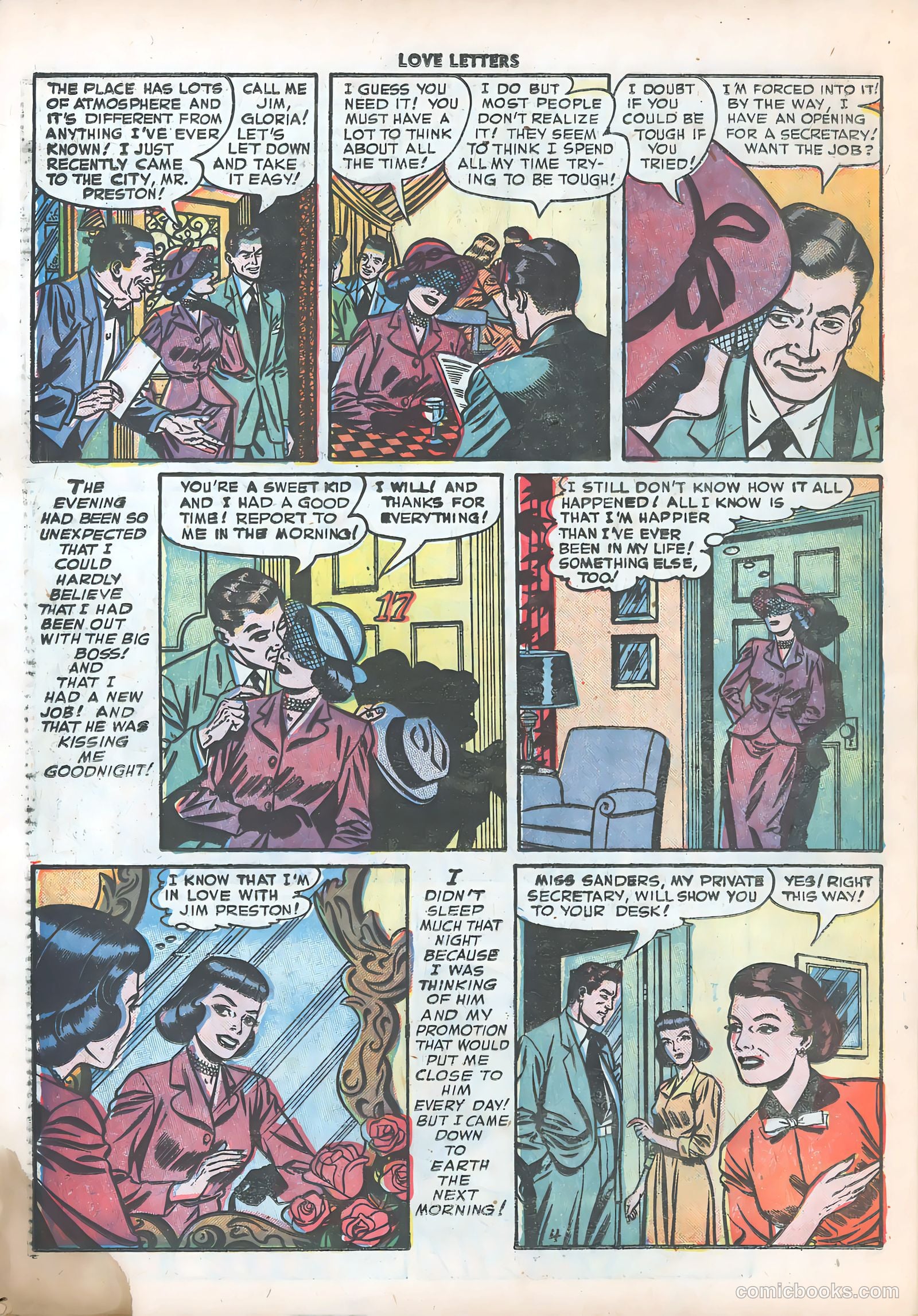 Love Letters #19 (1952) — page 30 of 36