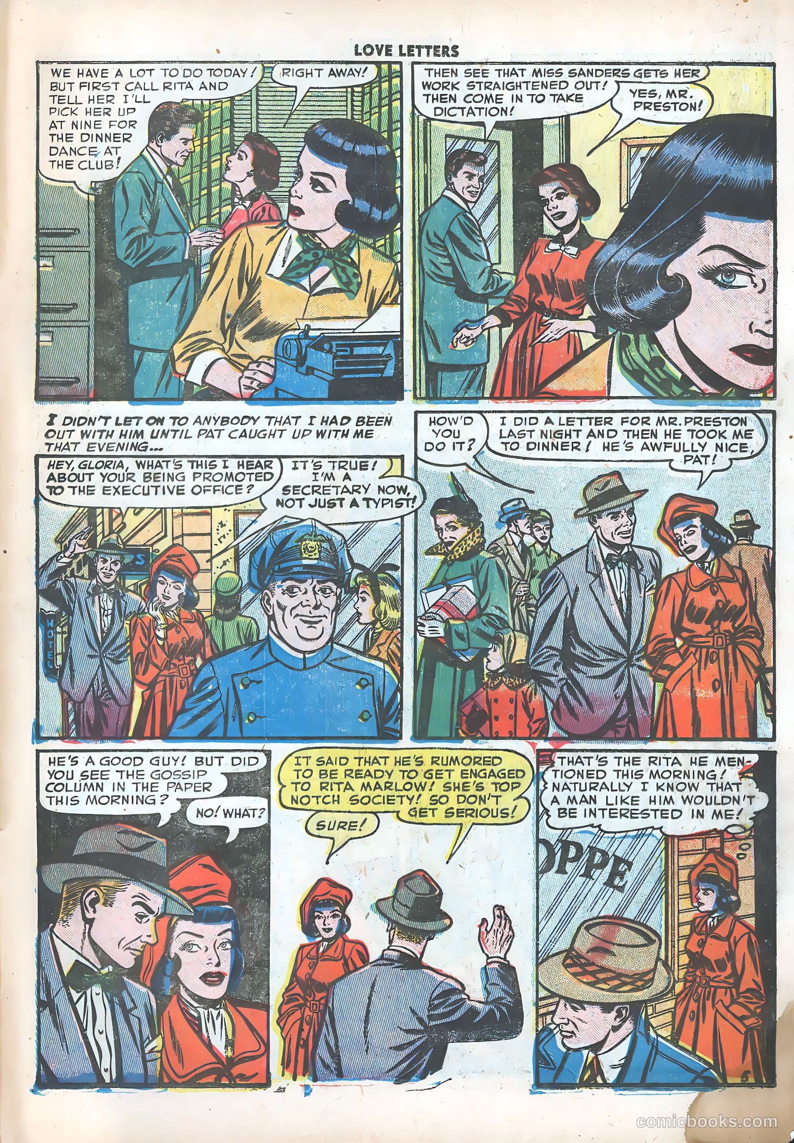 Love Letters #19 (1952) — page 31 of 36