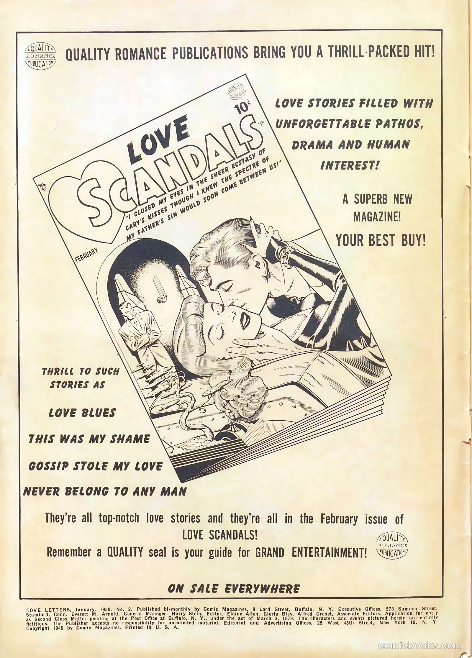 Love Letters #2 (1950) — page 2 of 36