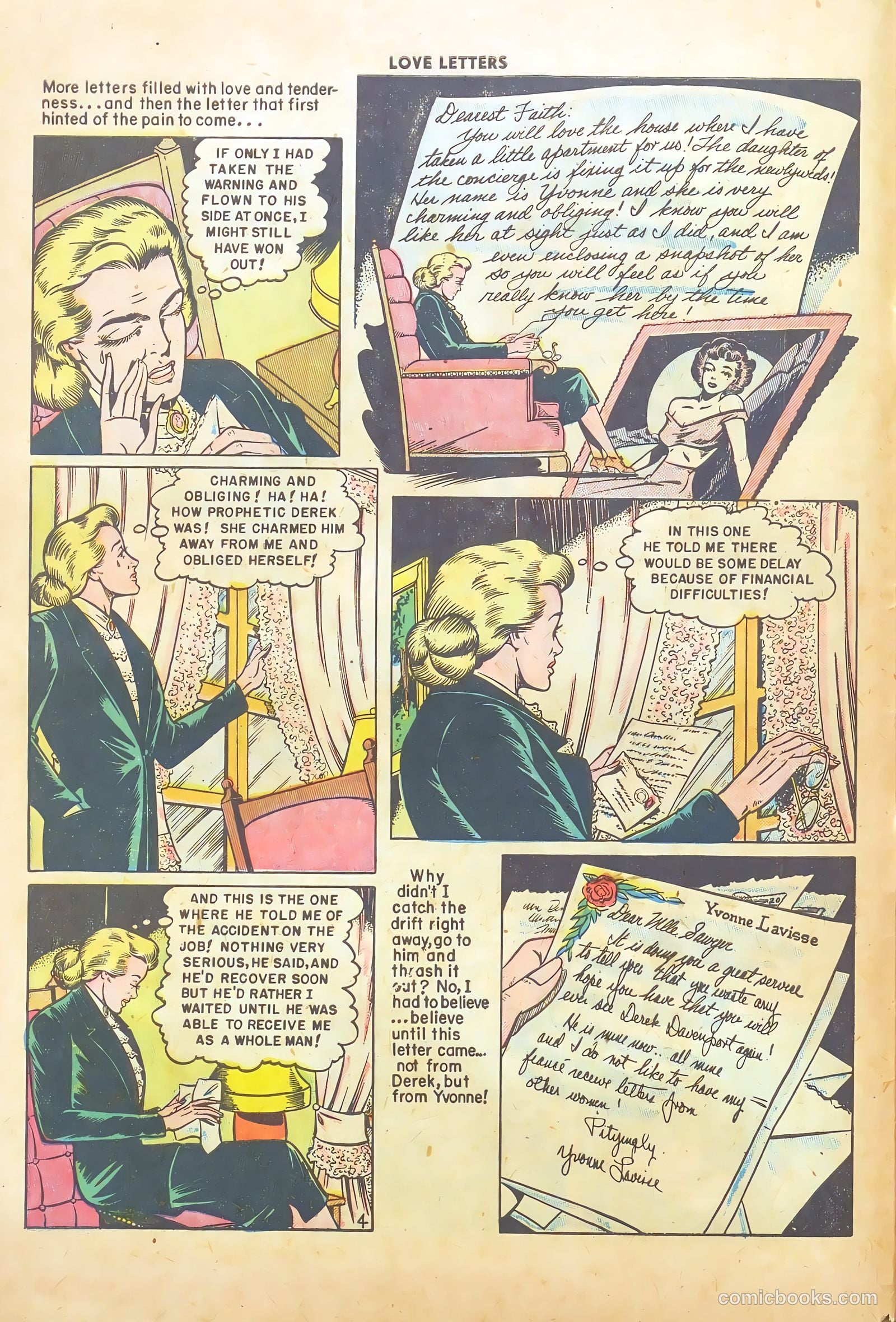 Love Letters #2 (1950) — page 6 of 36