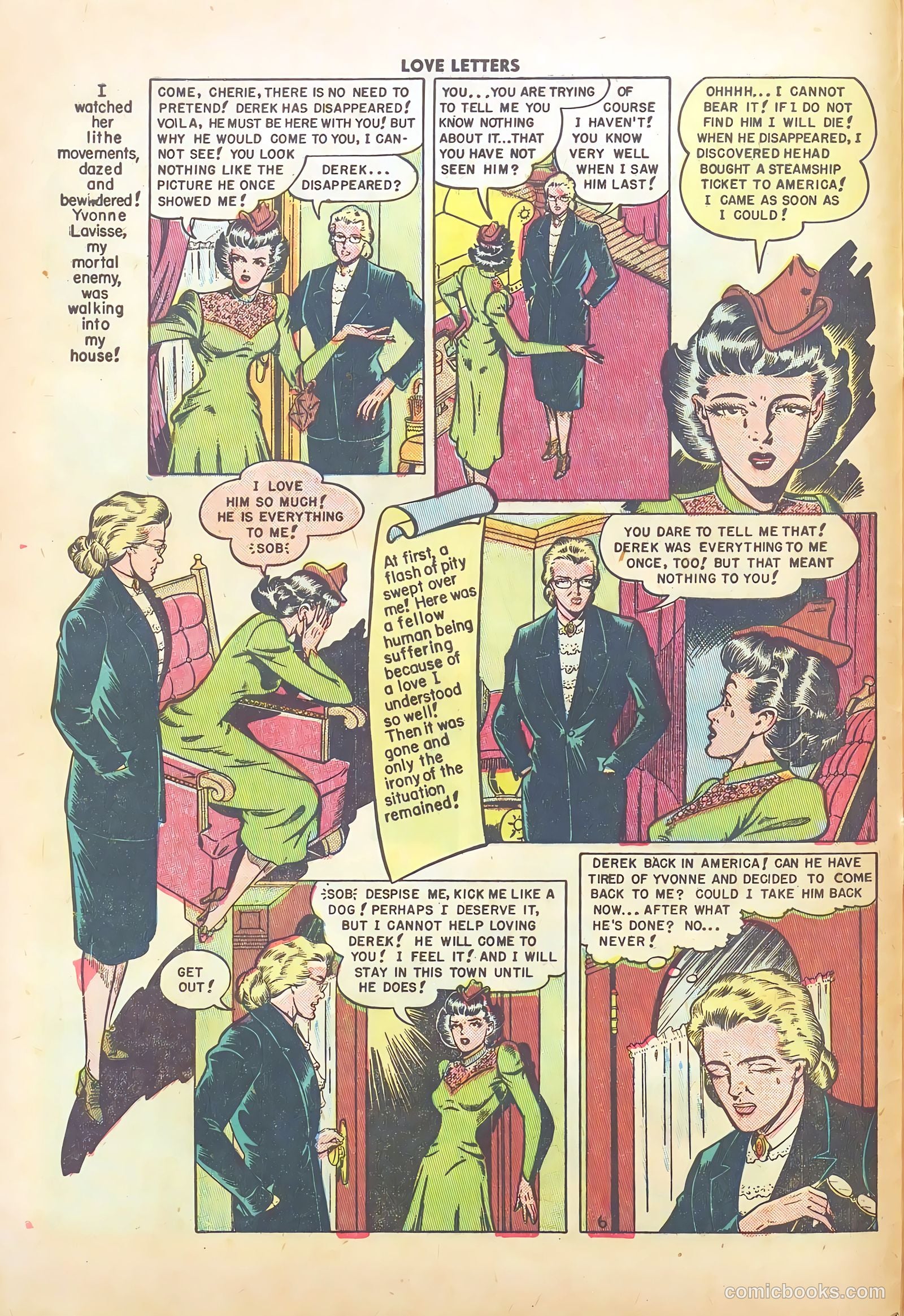 Love Letters #2 (1950) — page 8 of 36