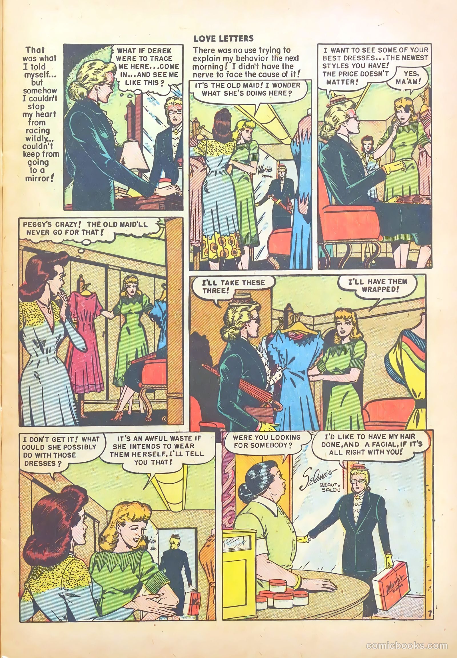 Love Letters #2 (1950) — page 9 of 36
