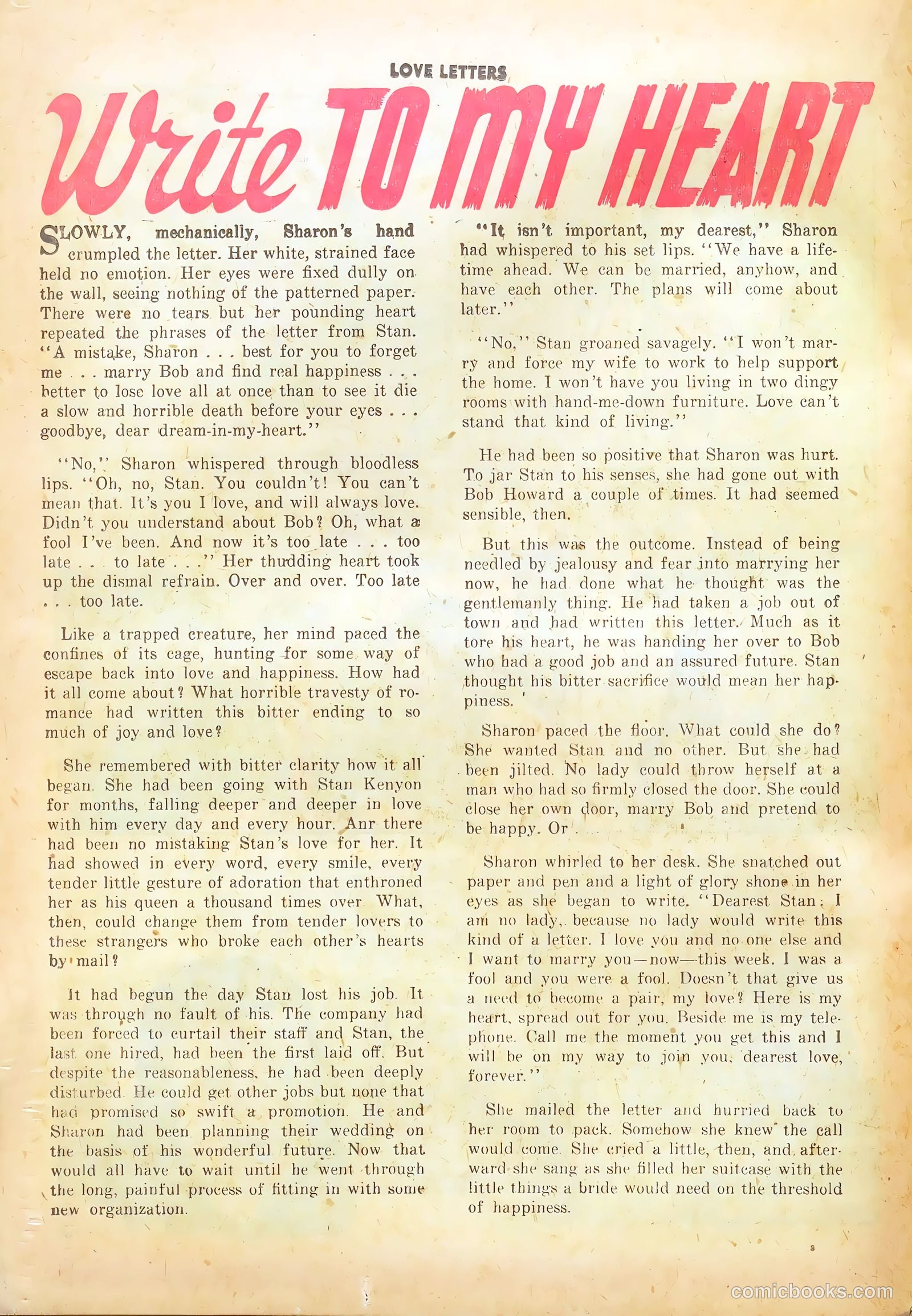Love Letters #2 (1950) — page 26 of 36