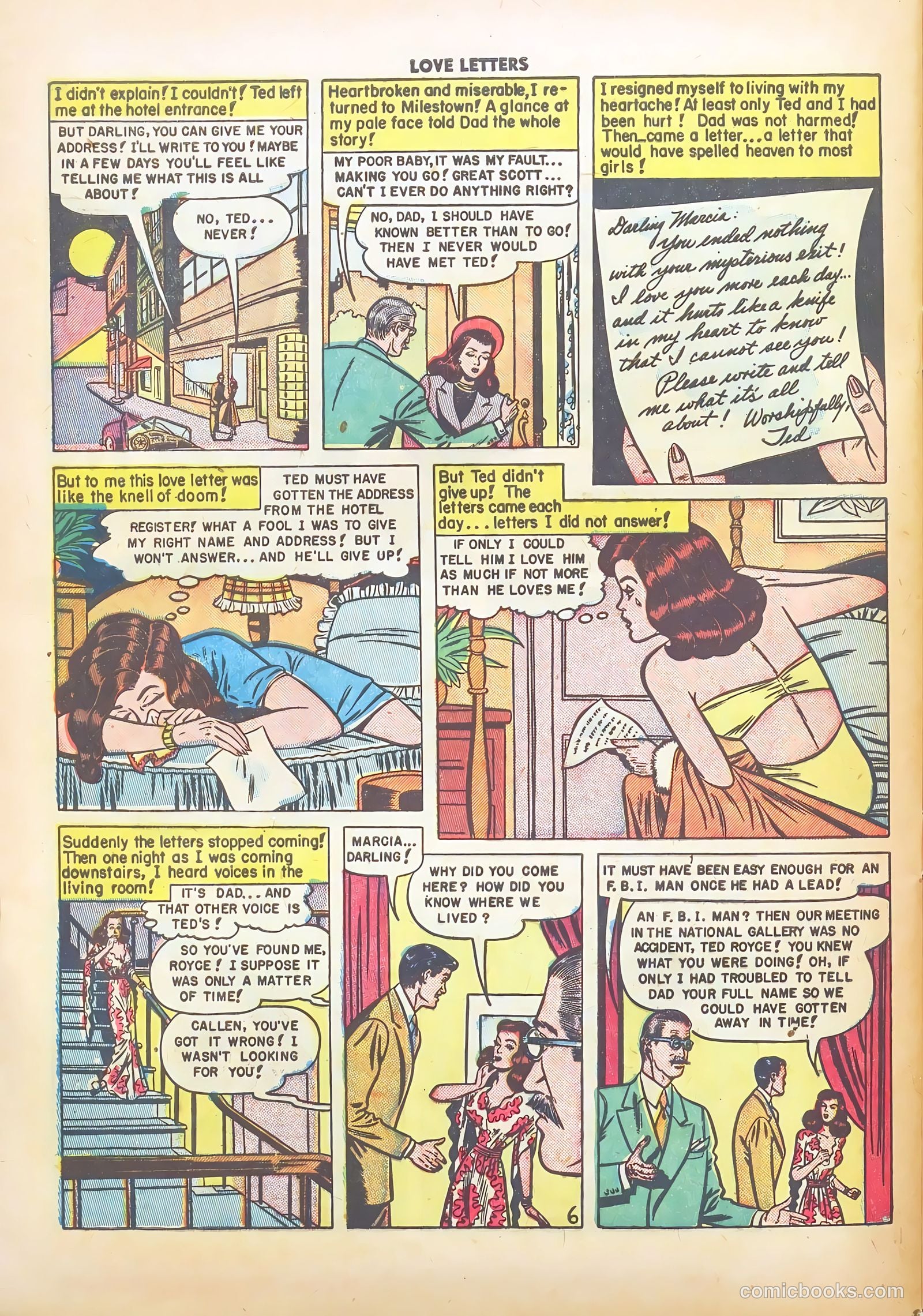 Love Letters #2 (1950) — page 32 of 36