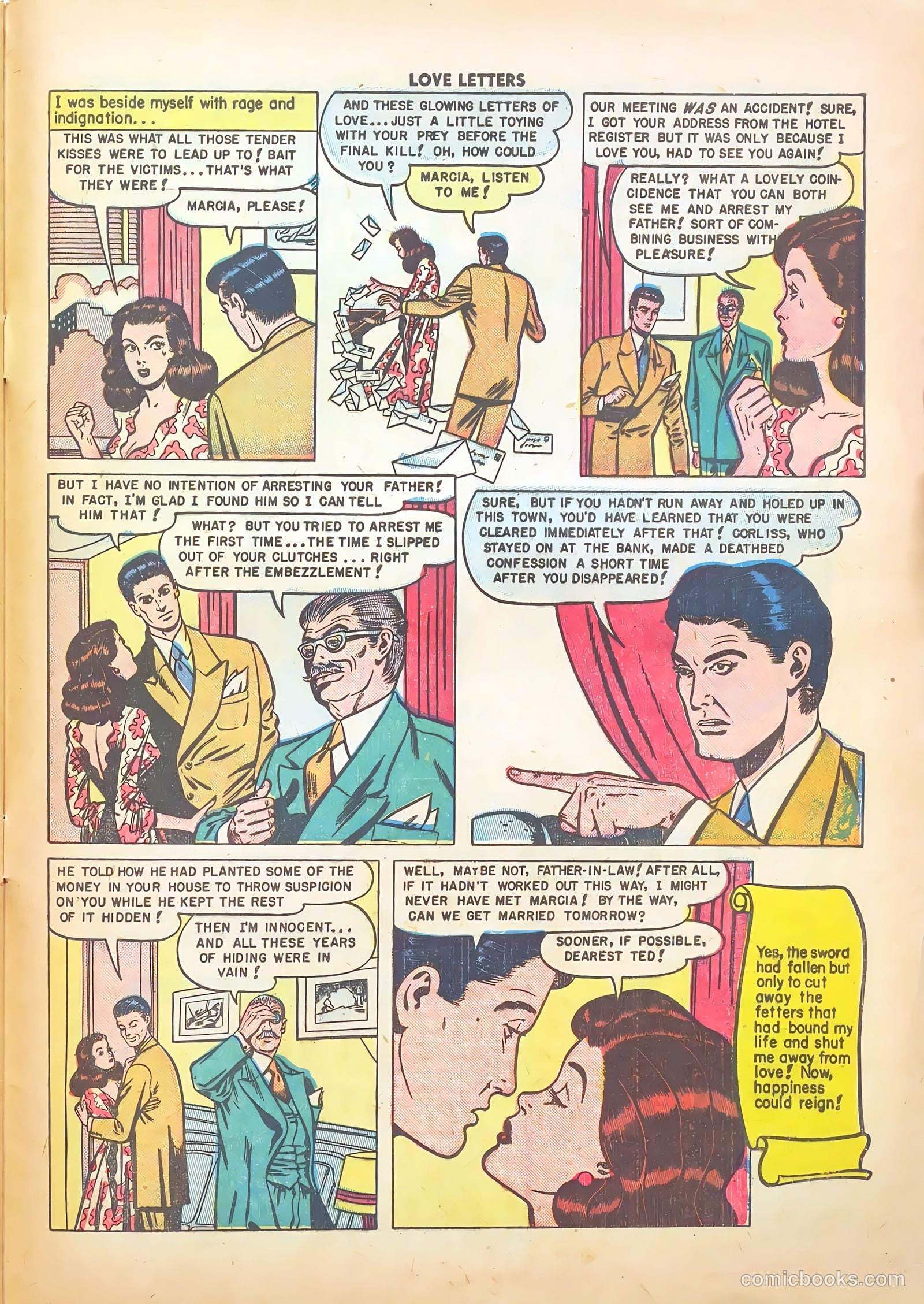 Love Letters #2 (1950) — page 33 of 36