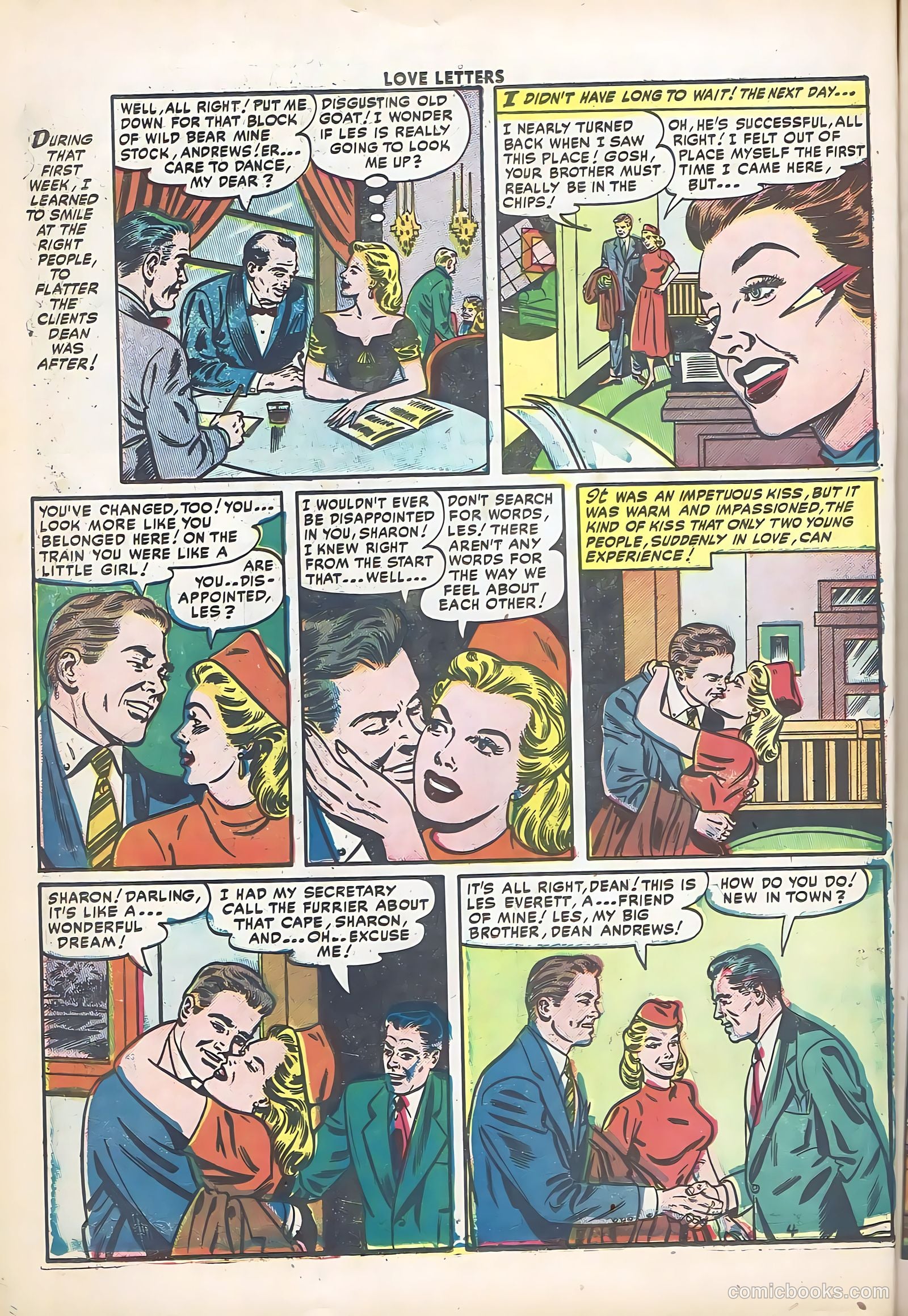 Love Letters #20 (1952) — page 6 of 36