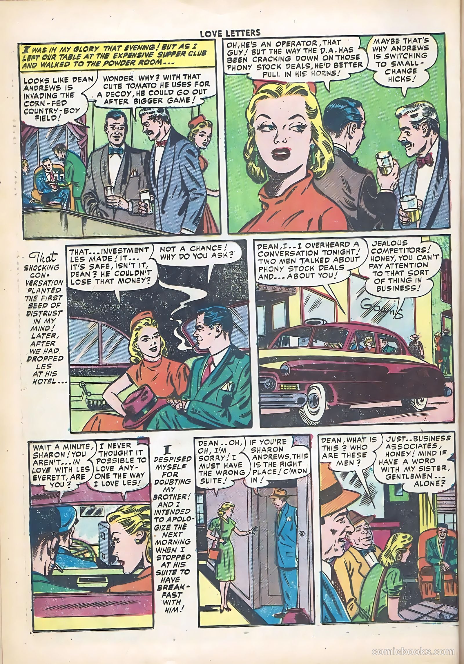 Love Letters #20 (1952) — page 8 of 36