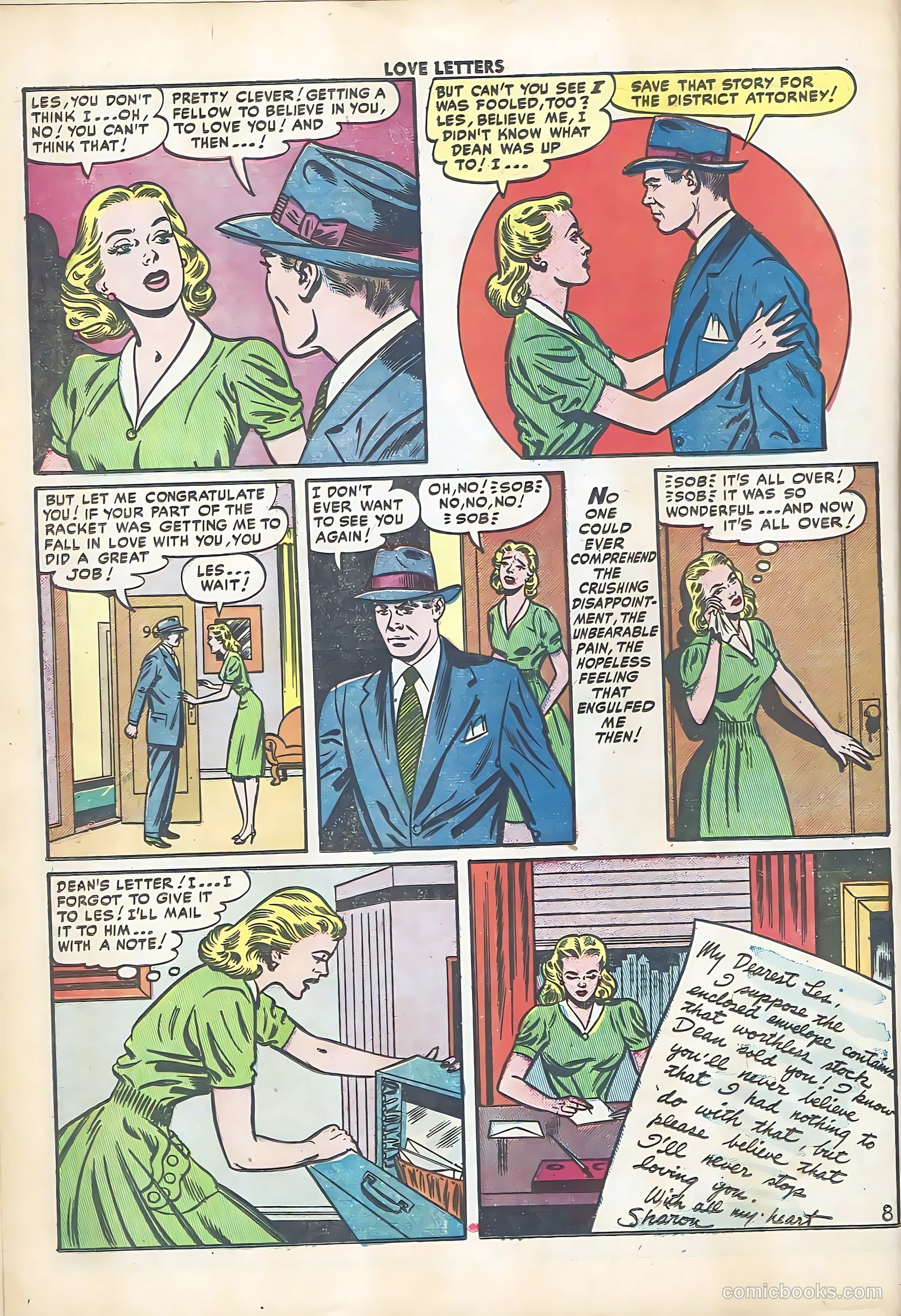 Love Letters #20 (1952) — page 10 of 36