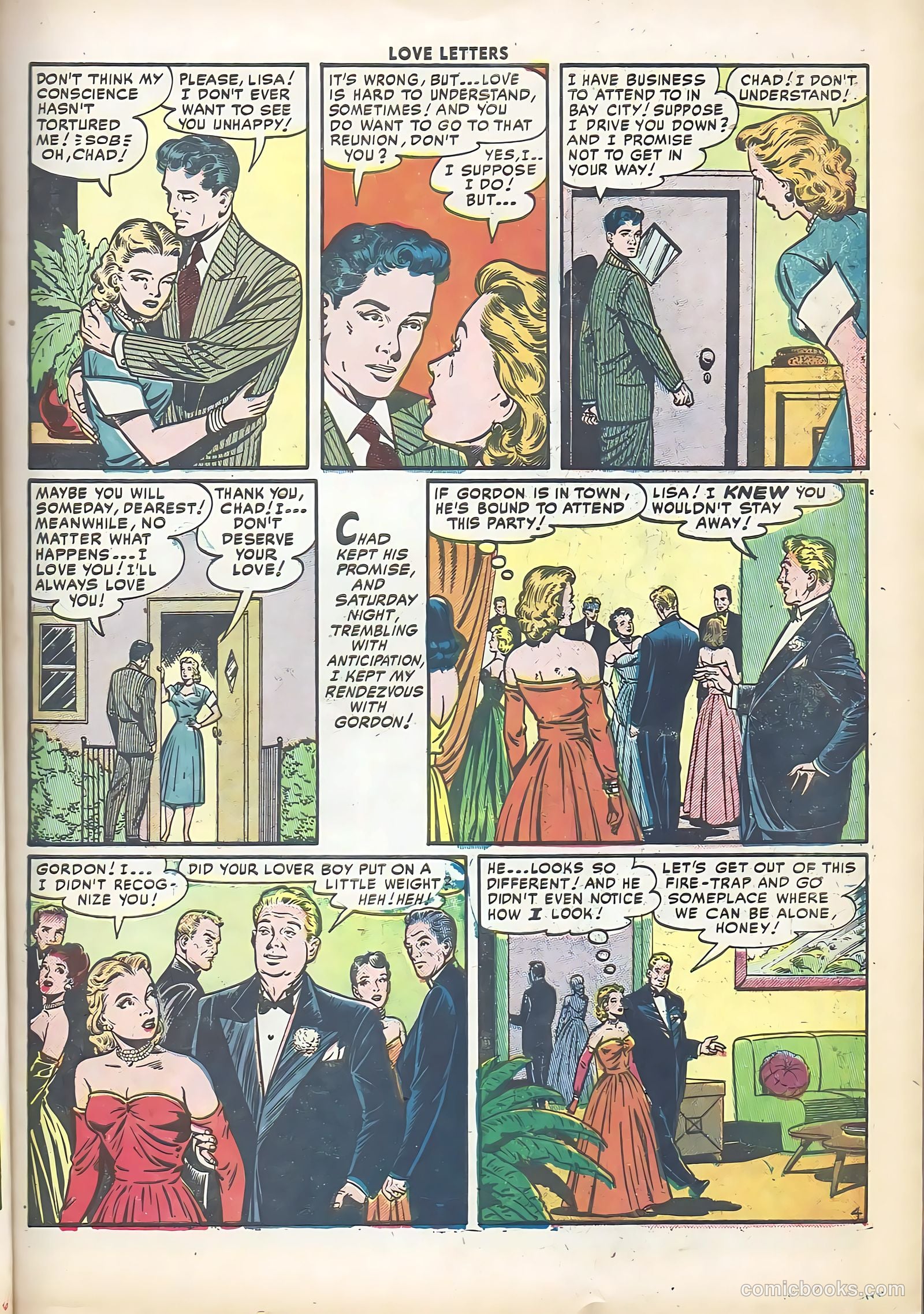 Love Letters #20 (1952) — page 15 of 36